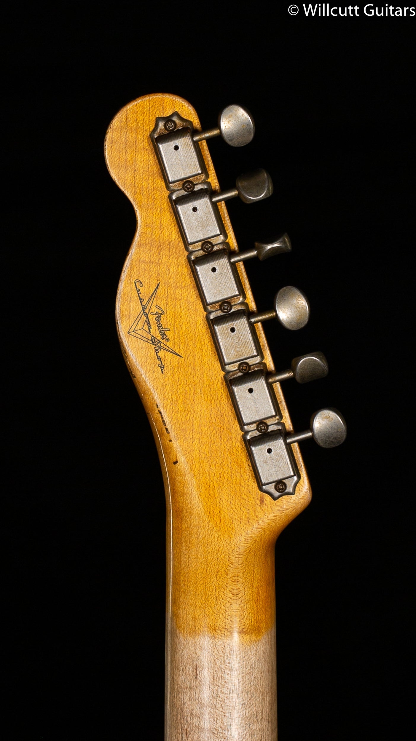 Fender Custom Shop 1960 Telecaster Custom Heavy Relic Aged Black over Chocolate 3-Color Sunburst