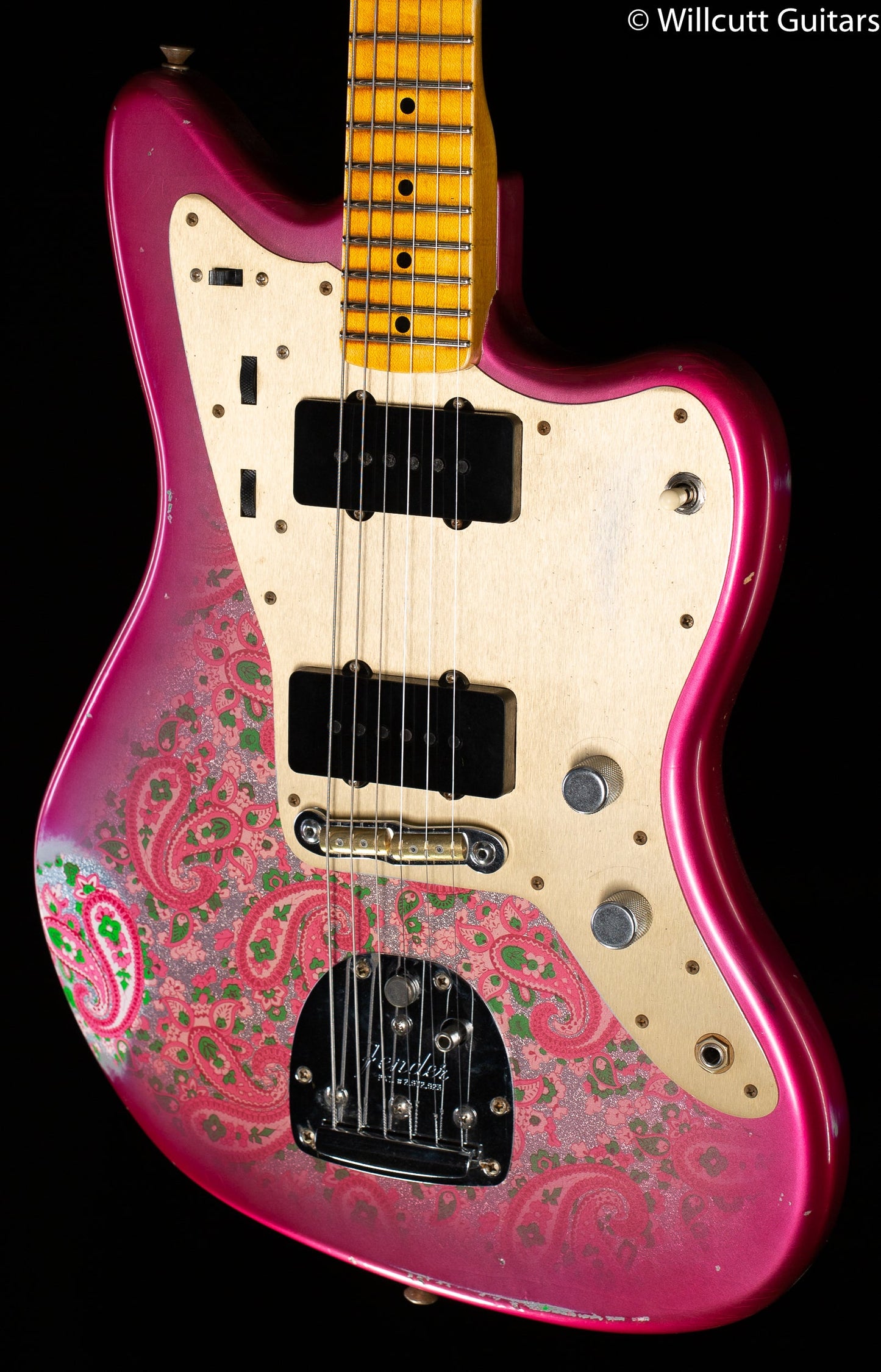 Fender Custom Shop Jazzmaster Relic Maple Fingerboard Aged Pink Paisley