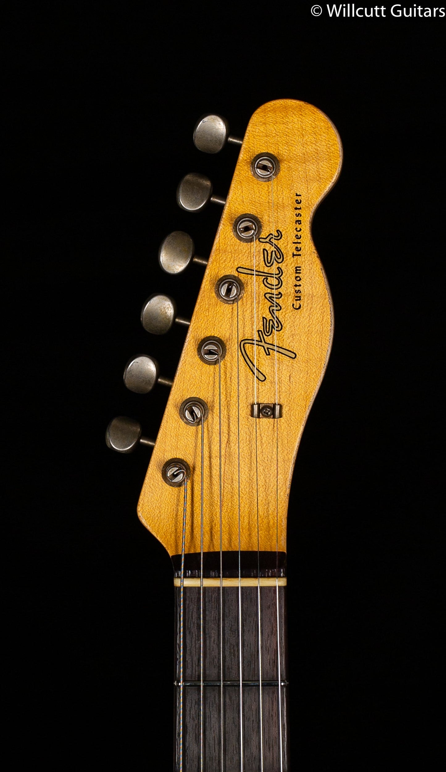 Fender Custom Shop LTD CuNiFe Telecaster Custom Heavy Relic Aged Black Over 3-Tone Sunburst