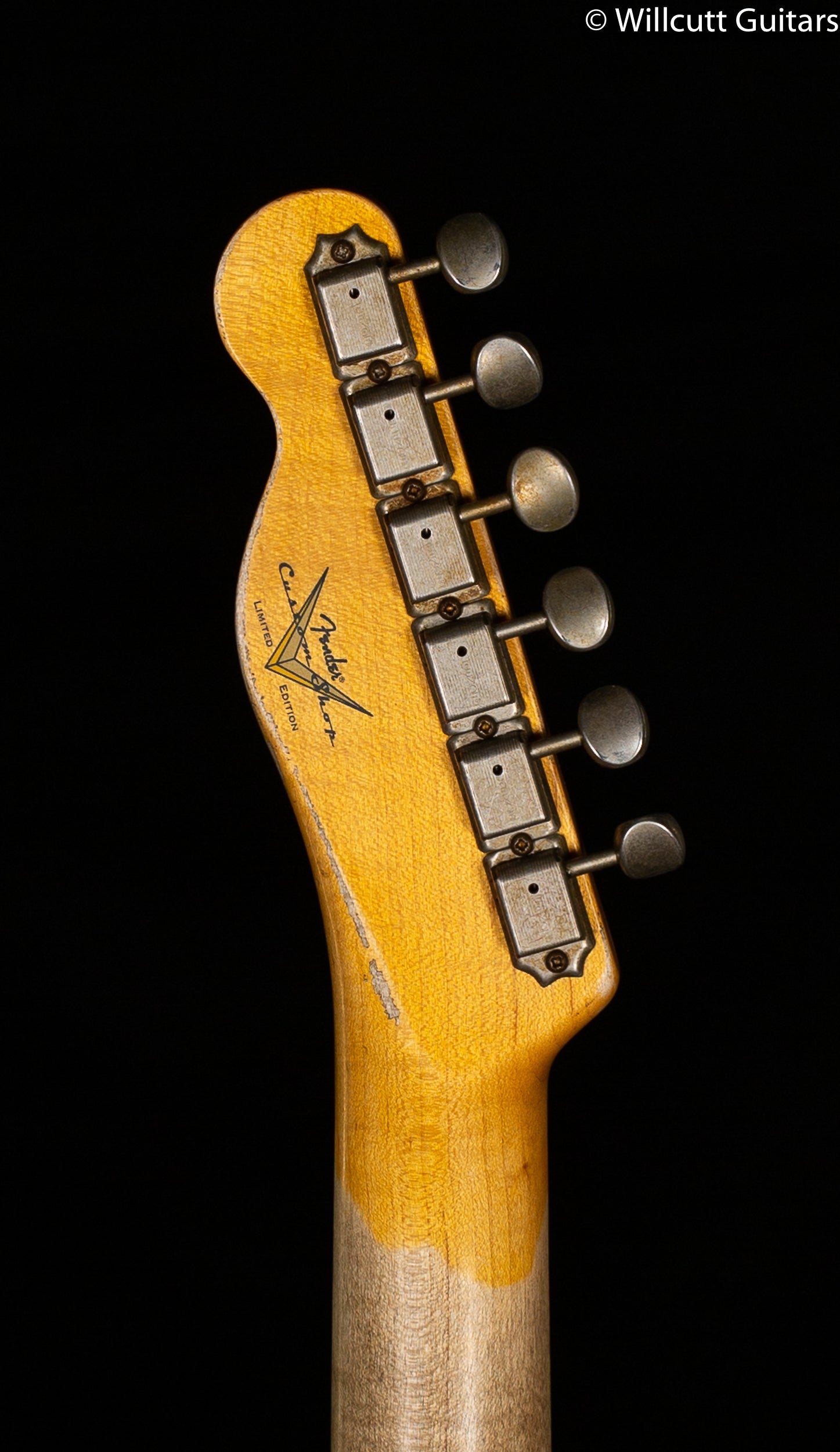 Fender Custom Shop LTD CuNiFe Telecaster Custom Heavy Relic Aged Black Over 3-Tone Sunburst