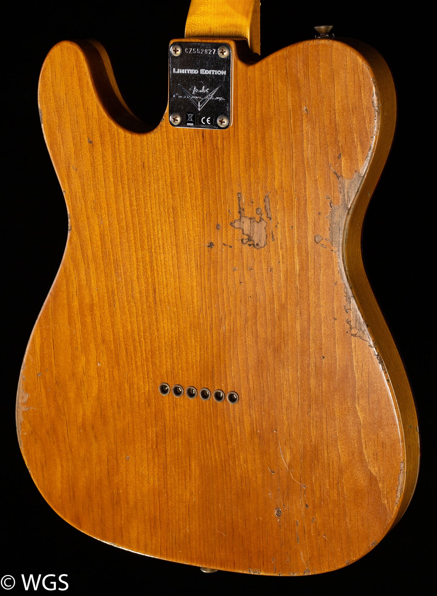 Fender Limited Edition Knotty Cunife Telecaster Relic Rosewood Fingerboard Aged Natural (827)