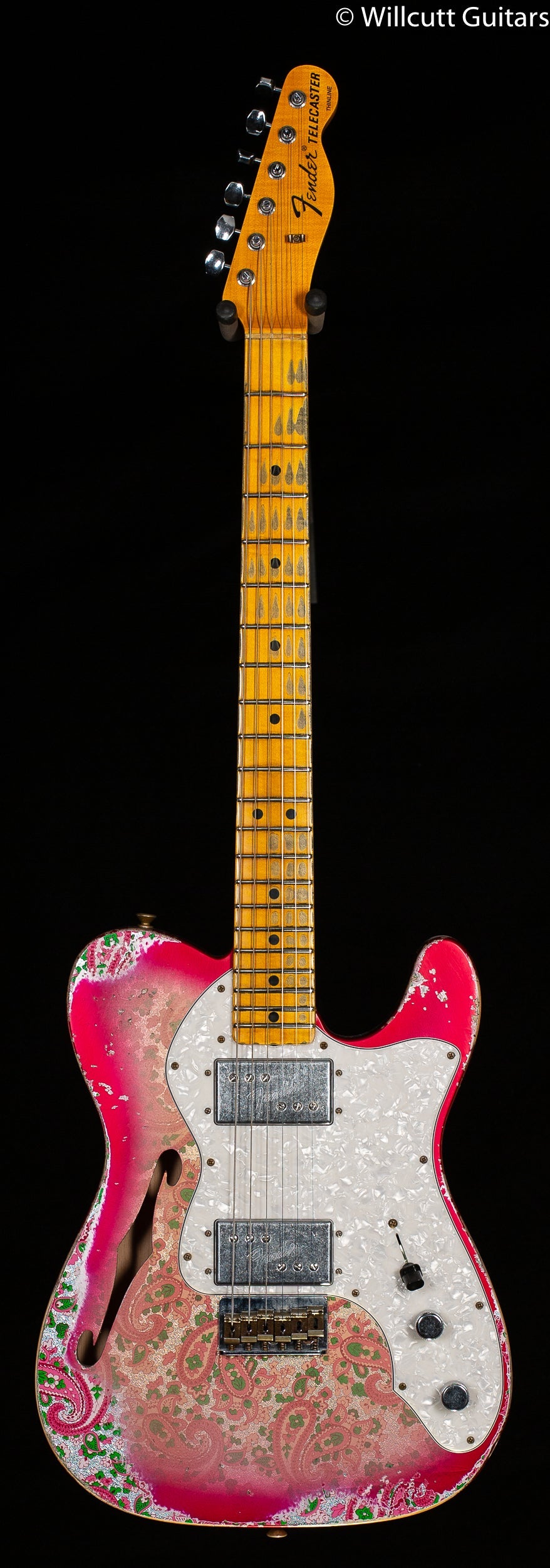 Fender Custom Shop 1972 Thinline Telecaster Heavy Relic Pink Paisley