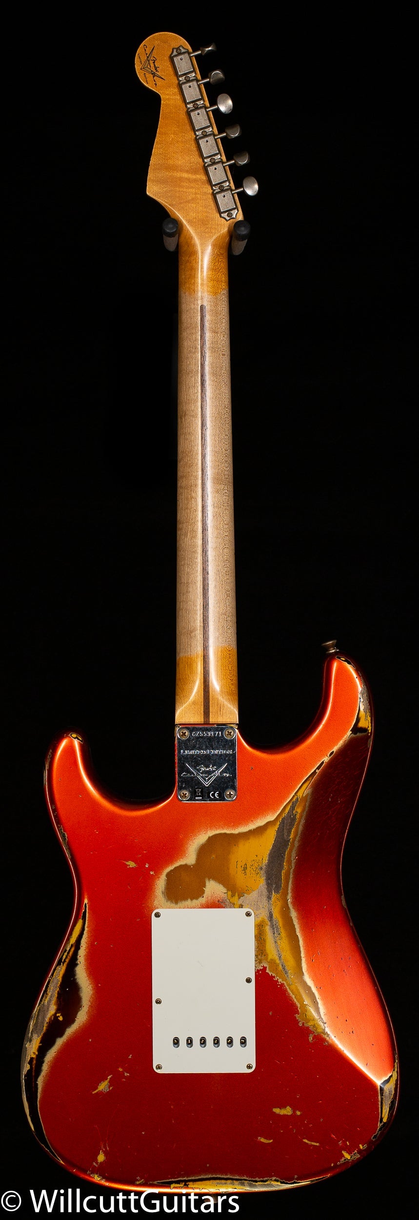 Fender Custom Shop Limited Edition 1956 Strat Heavy Relic Super Faded Aged Candy Apple Red over 2-Tone Sunburst
