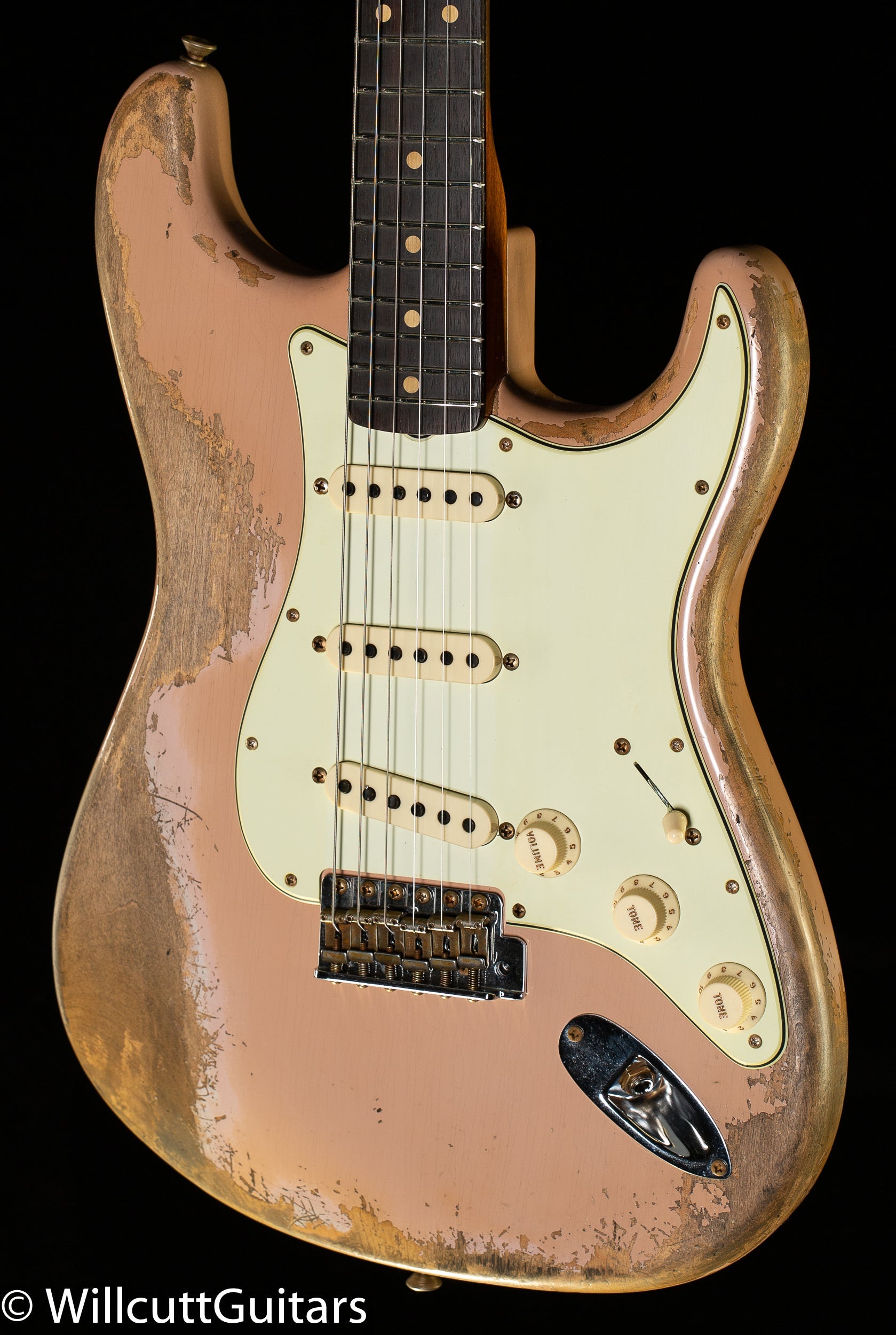 Fender Custom Shop LTD 60/63 Stratocaster Super Heavy Relic Dirty Shell Pink