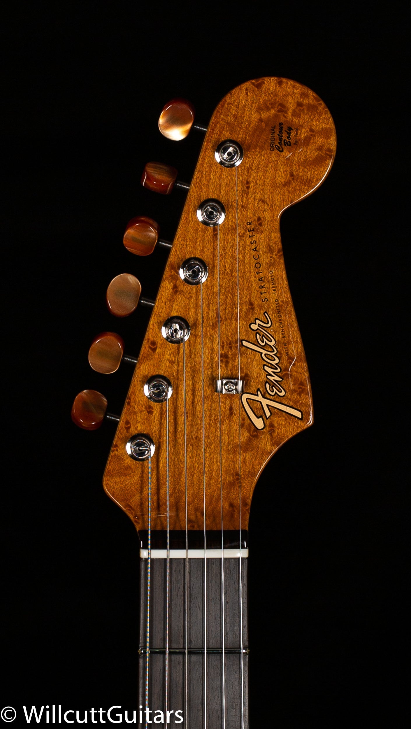 Fender Custom Shop Artisan Thinline Stratocaster Spalted Maple Roasted Ash Aged Nautral