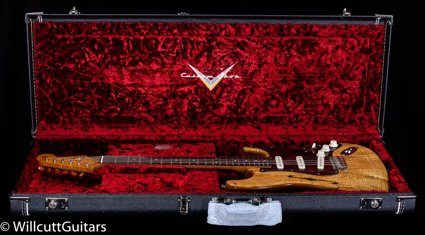 Fender Custom Shop Artisan Thinline Stratocaster Spalted Maple Roasted Ash Aged Nautral