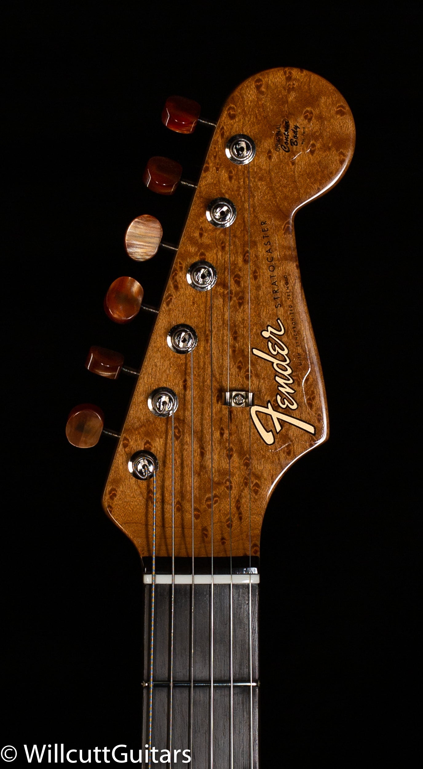 Fender Custom Shop Artisan Maple Burl Strat Antique Natural
