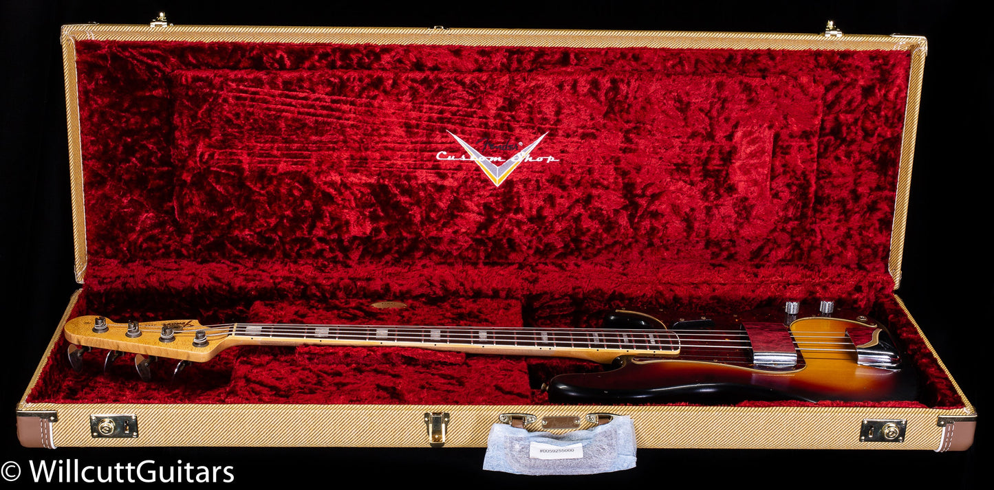 Fender Custom Shop Limited Edition P/J Bass Journeyman Relic 3-Color Sunburst Bass Guitar