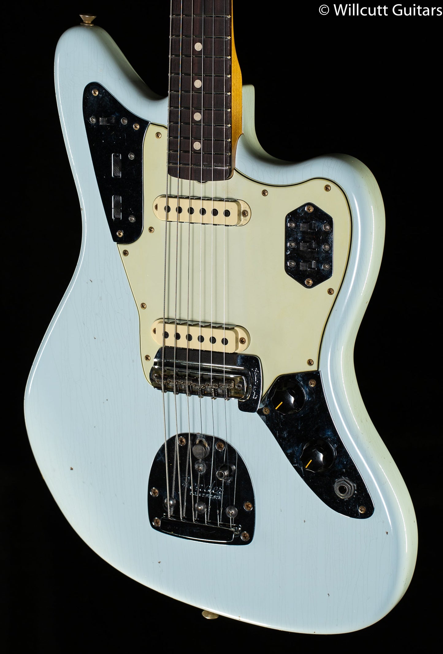 Fender Custom Shop '63 Jaguar Journeyman Super Faded Aged Sonic Blue