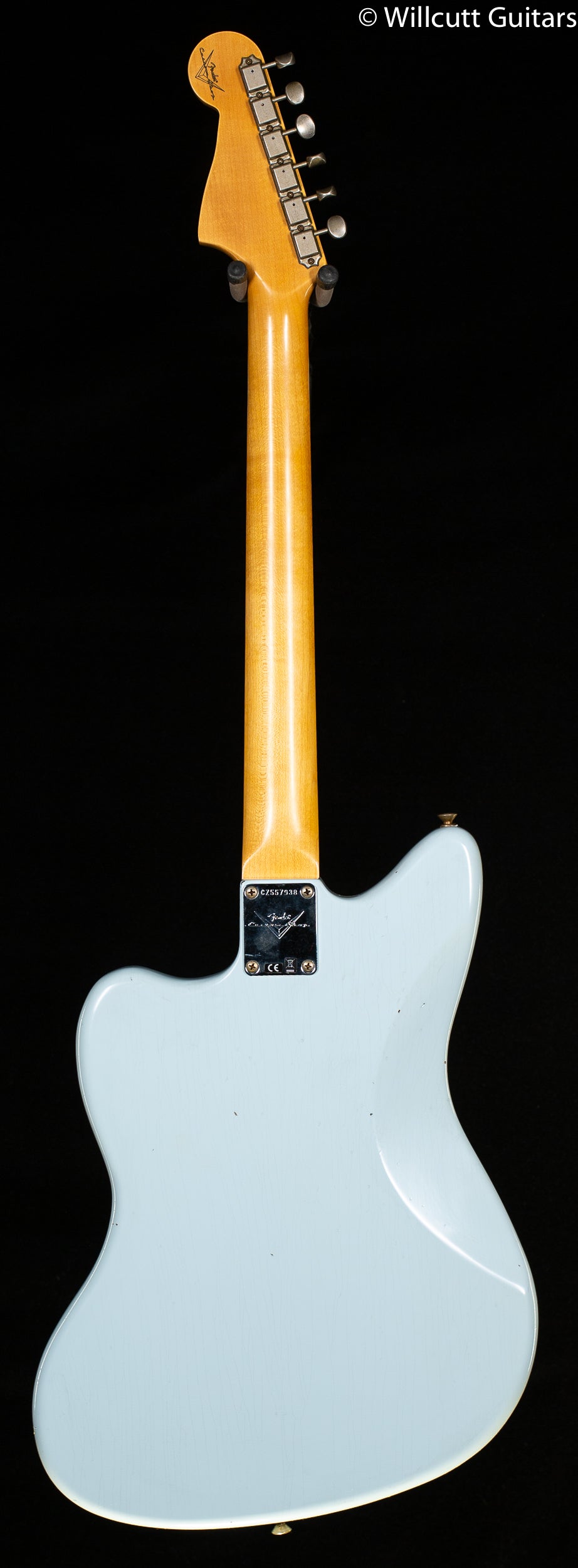 Fender Custom Shop '62 Jazzmaster Journeyman Relic Rosewood Fingerboard Super Faded Aged Sonic Blue (938)