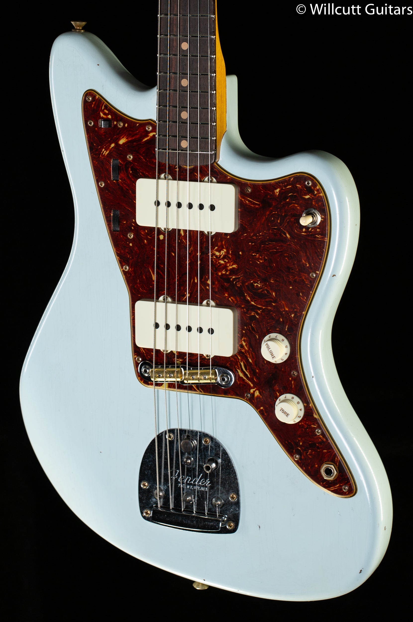 Fender Custom Shop '62 Jazzmaster Journeyman Relic Rosewood Fingerboard Super Faded Aged Sonic Blue (938)