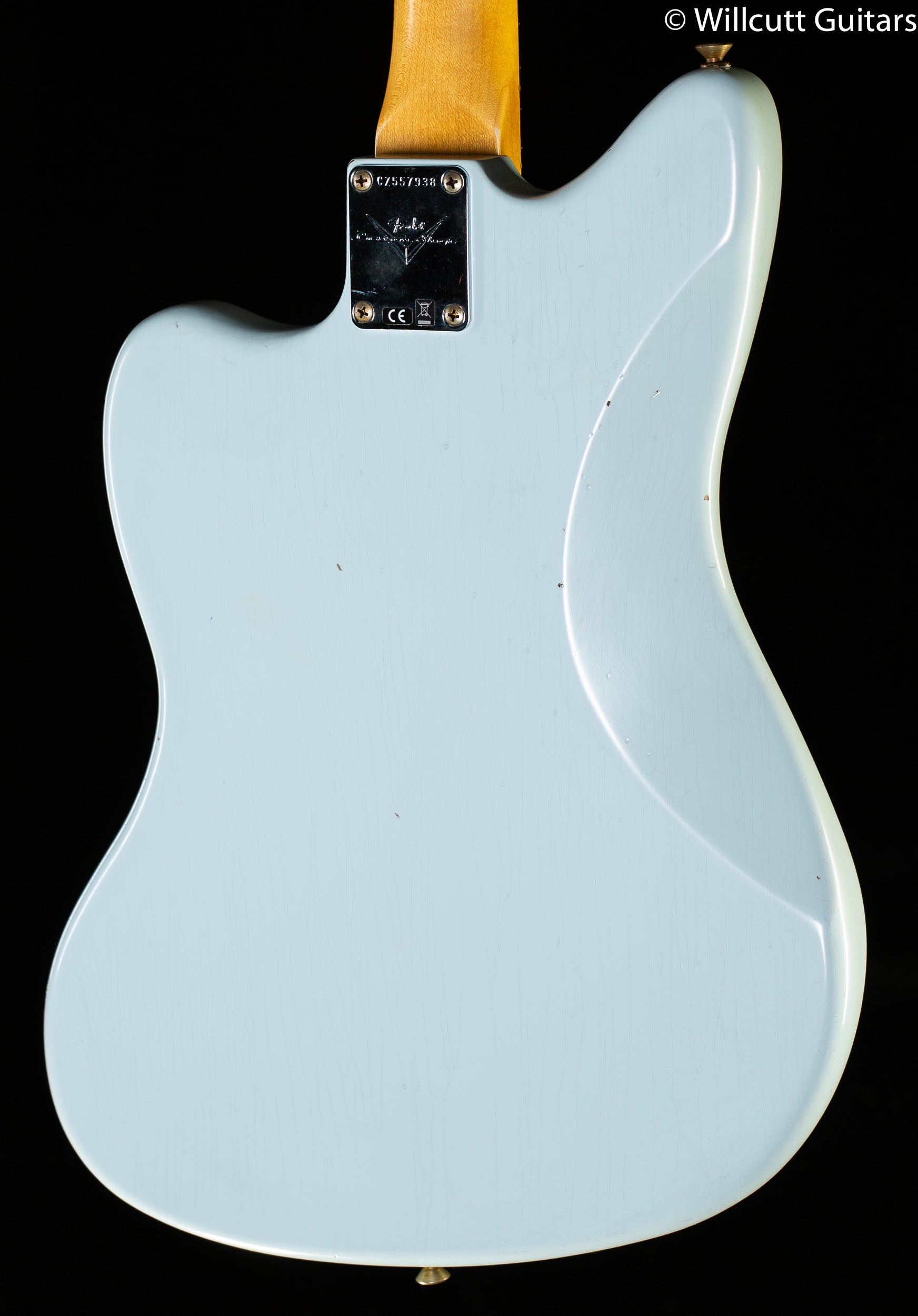 Fender Custom Shop '62 Jazzmaster Journeyman Relic Rosewood Fingerboard Super Faded Aged Sonic Blue (938)
