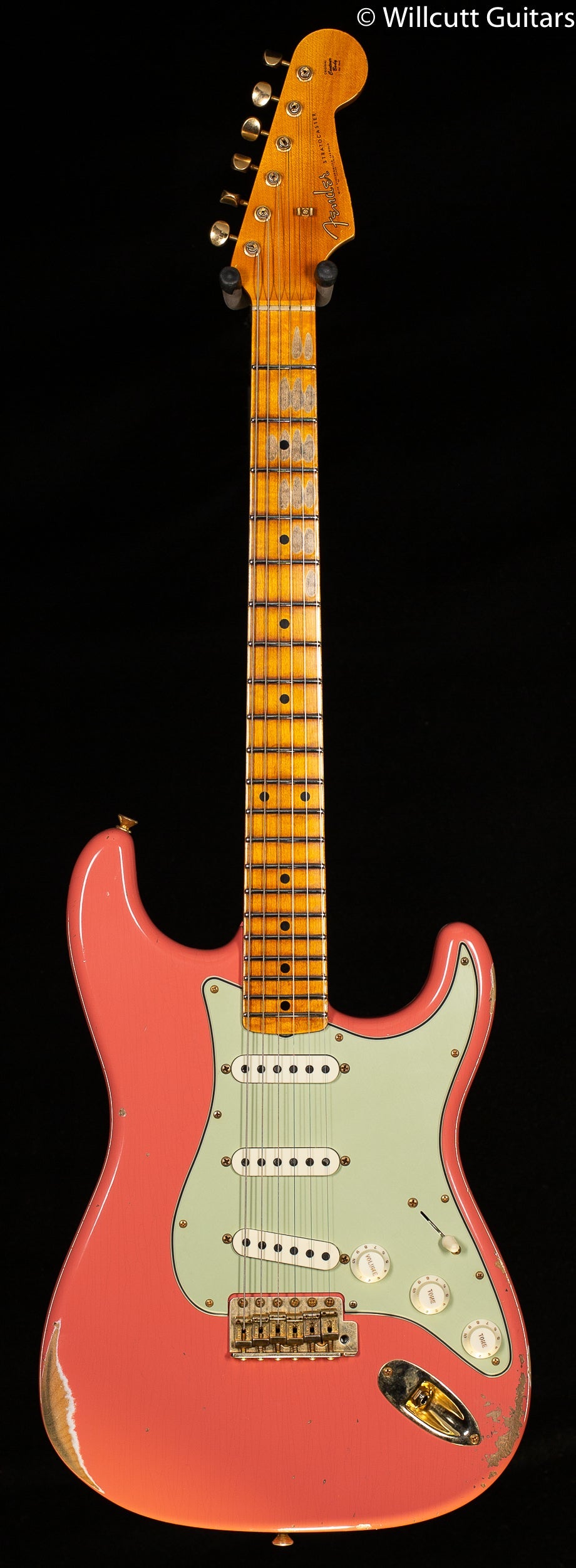 Fender Custom Shop Limited Edition 1962 Bone Tone Stratocaster Relic Faded Aged Tahitian Coral