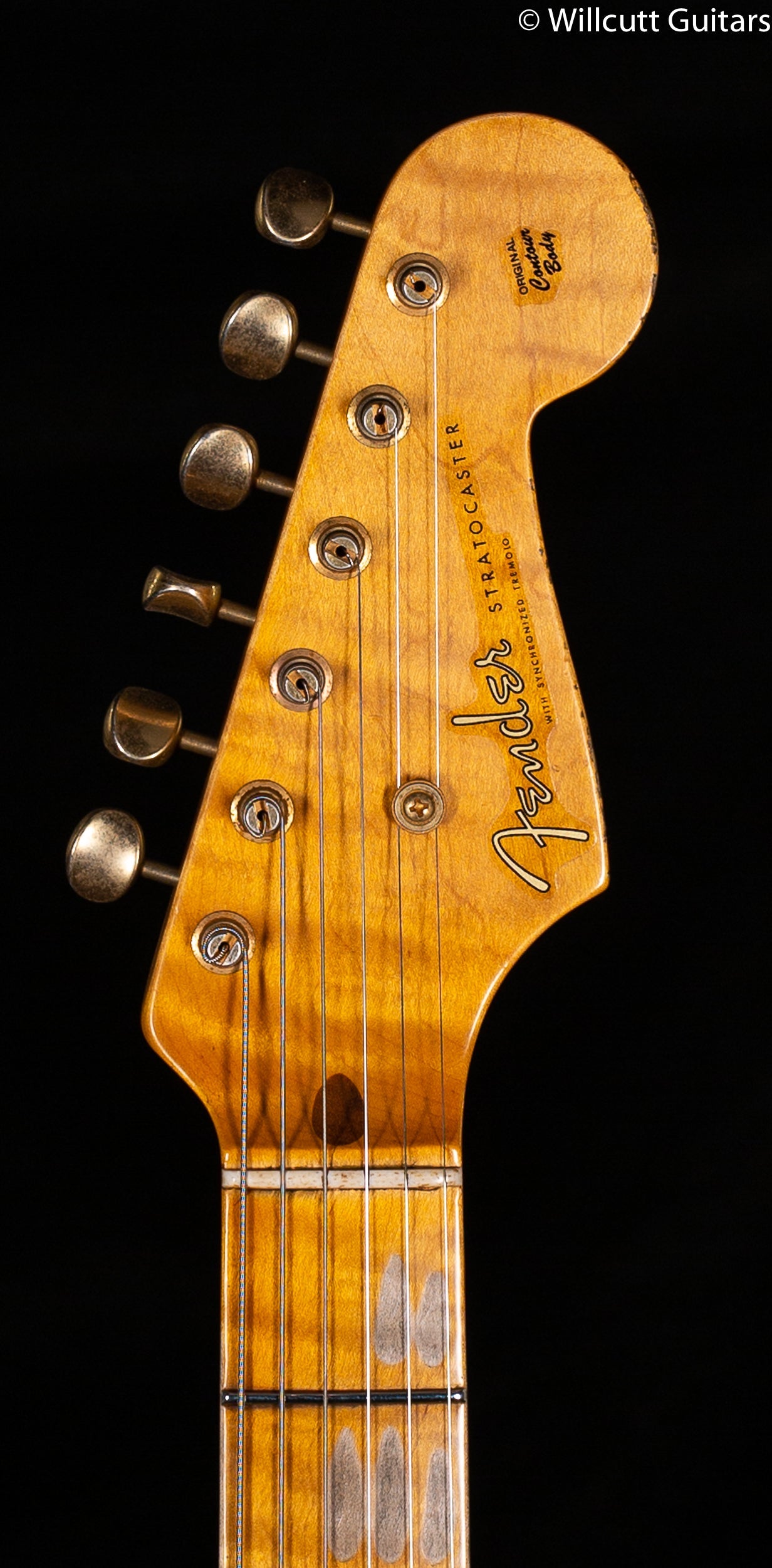 Fender Custom Shop '55 Bone Tone Strat Relic Aged HLE Gold
