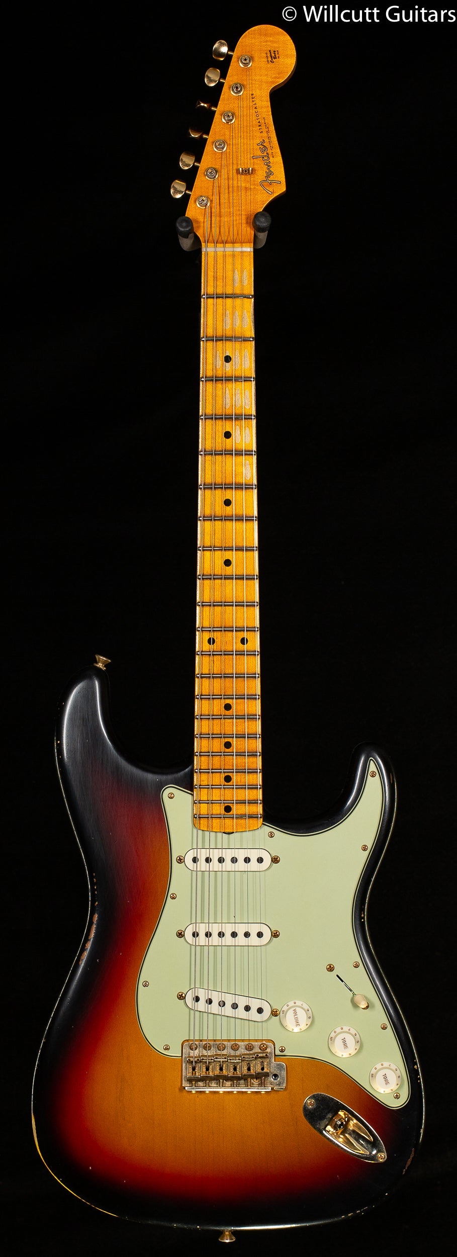Fender Custom Shop LTD 1962 Bone Tone Stratocaster Relic 3-Color Sunburst (451)