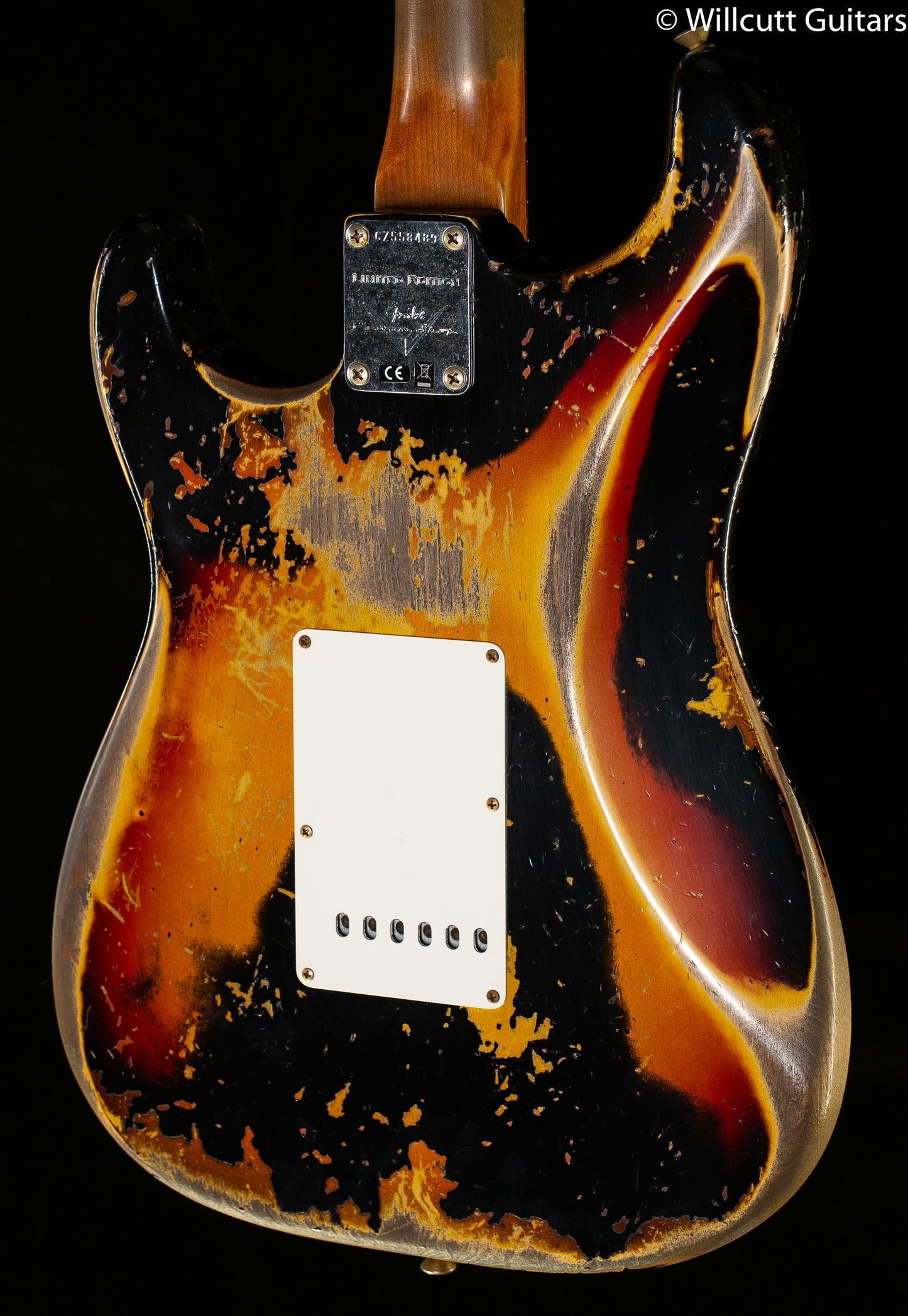 Fender Custom Shop LTD Roasted 1961 Stratocaster Super Heavy Relic Black/3-Tone Sunburst