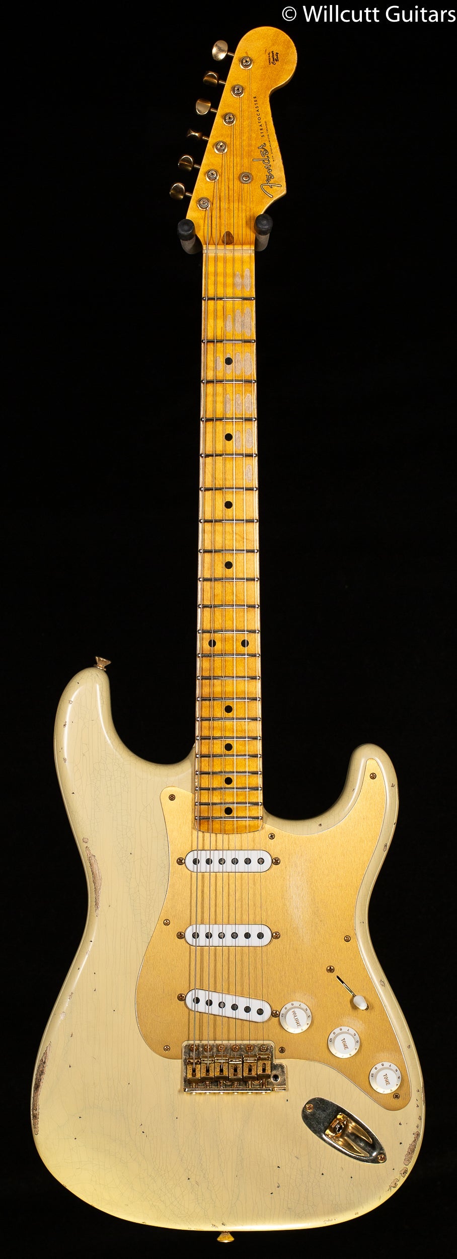 Fender Custom Shop '55 Bone Tone Strat Relic Aged Honey Blonde