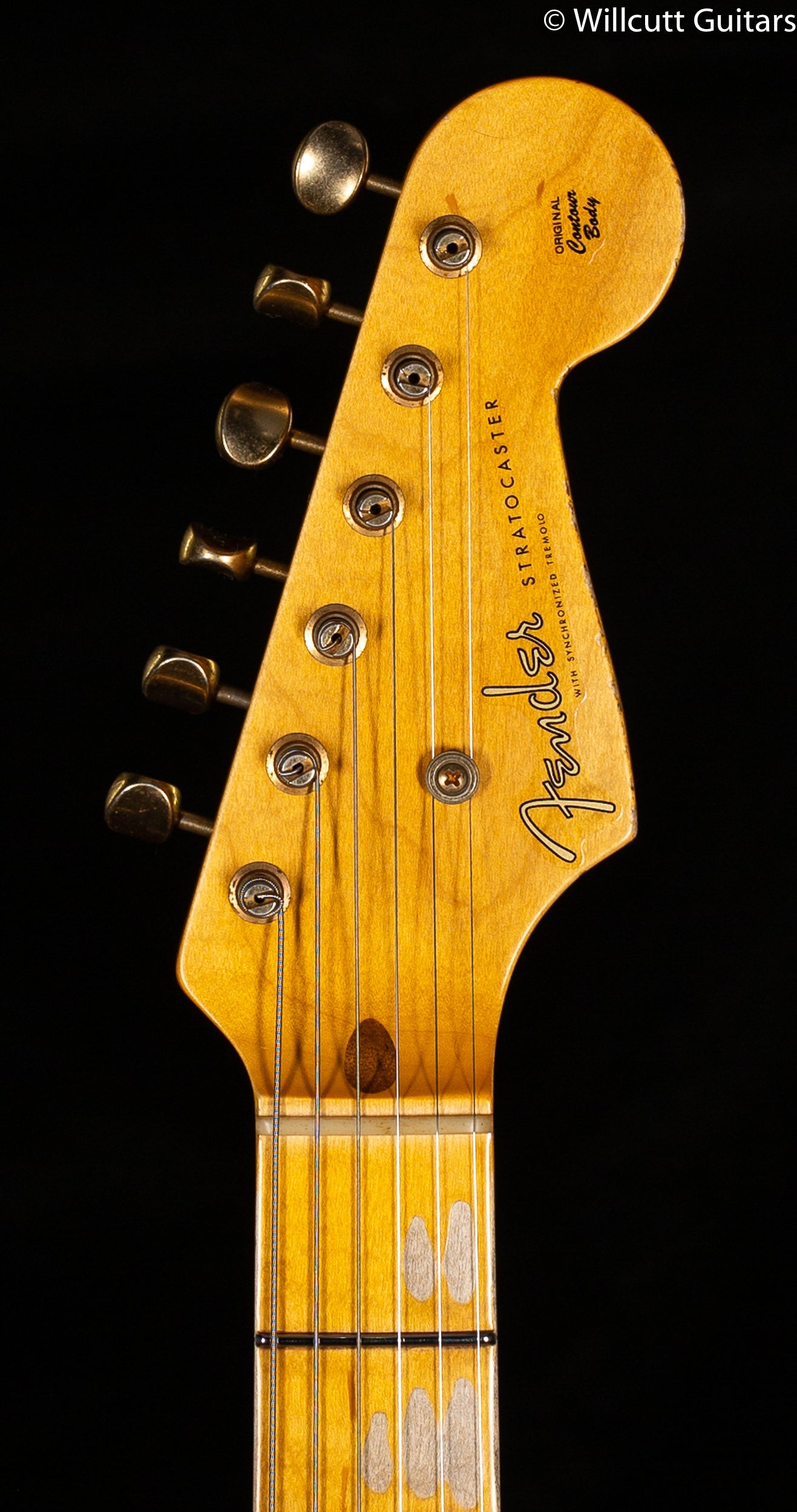 Fender Custom Shop '55 Bone Tone Strat Relic Aged Honey Blonde