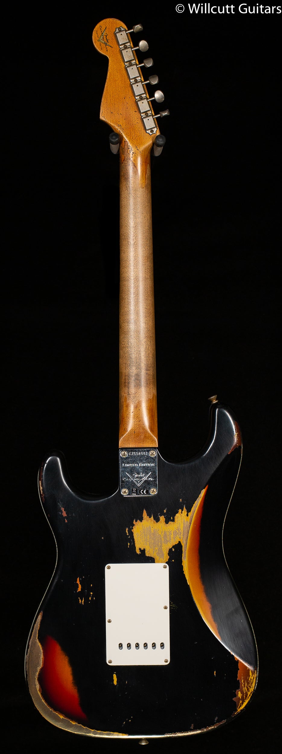 Fender Custom Shop LTD Roasted 1961 Stratocaster Super Heavy Relic Black/3-Tone Sunburst
