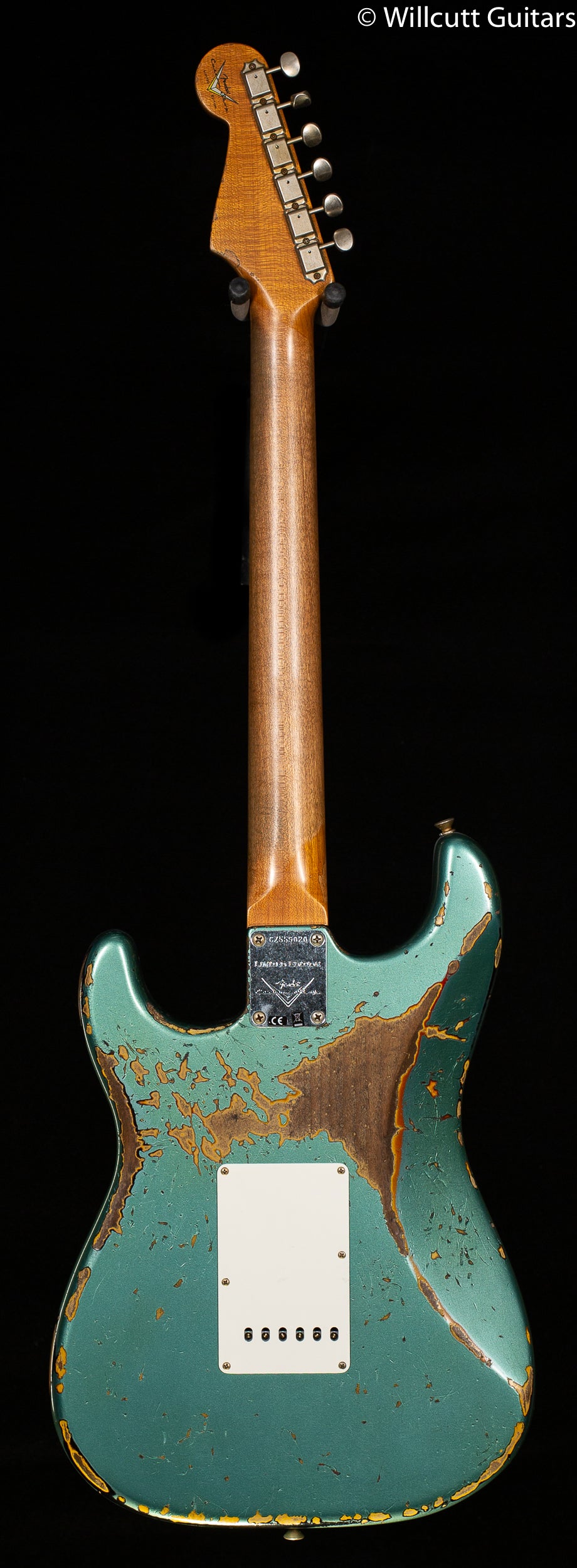 Fender Custom Shop LTD Roasted 1961 Strat Heavy Relic Sherwood  Green Metallic/3 Color Sunburst