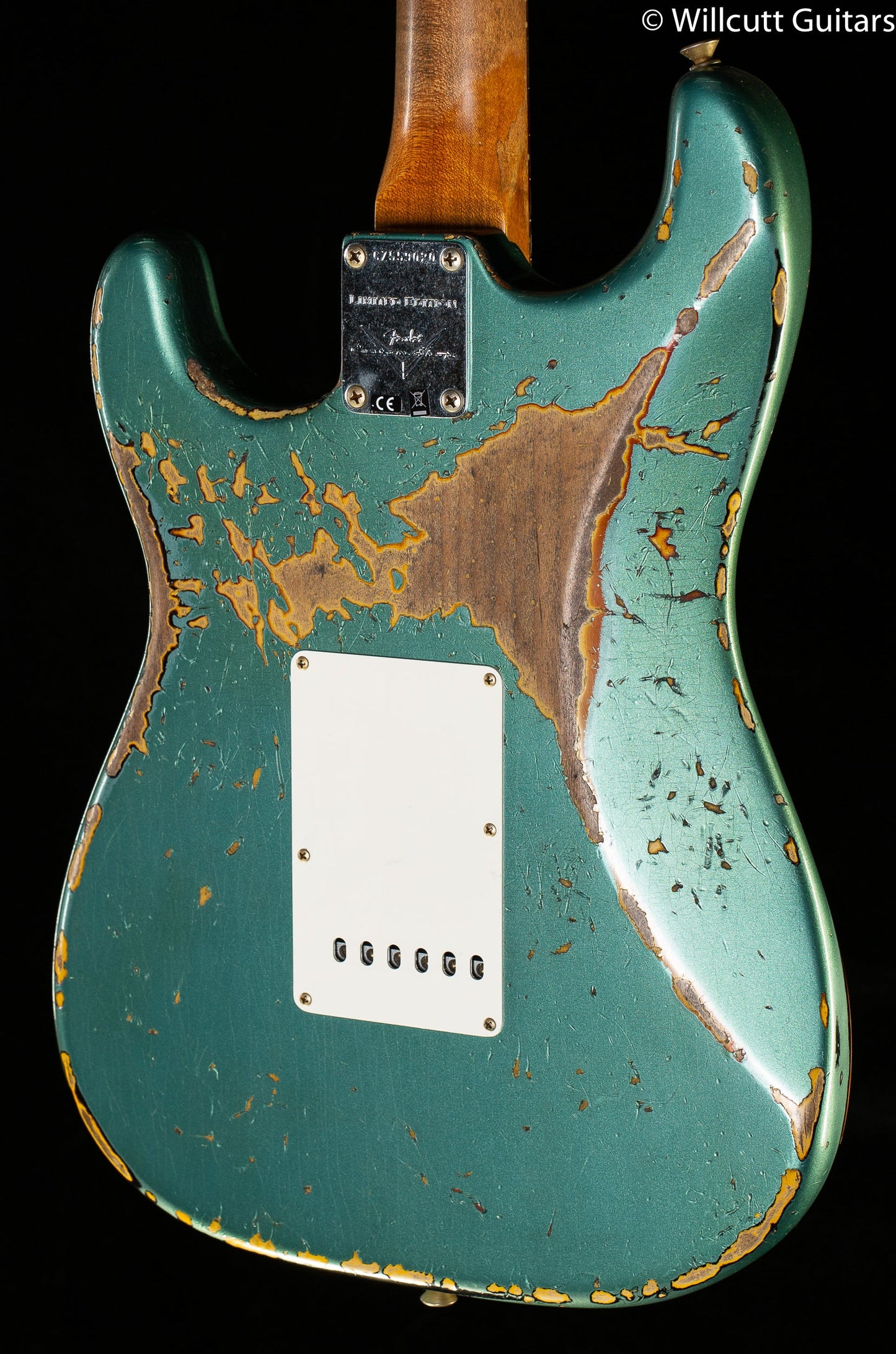 Fender Custom Shop LTD Roasted 1961 Strat Heavy Relic Sherwood  Green Metallic/3 Color Sunburst
