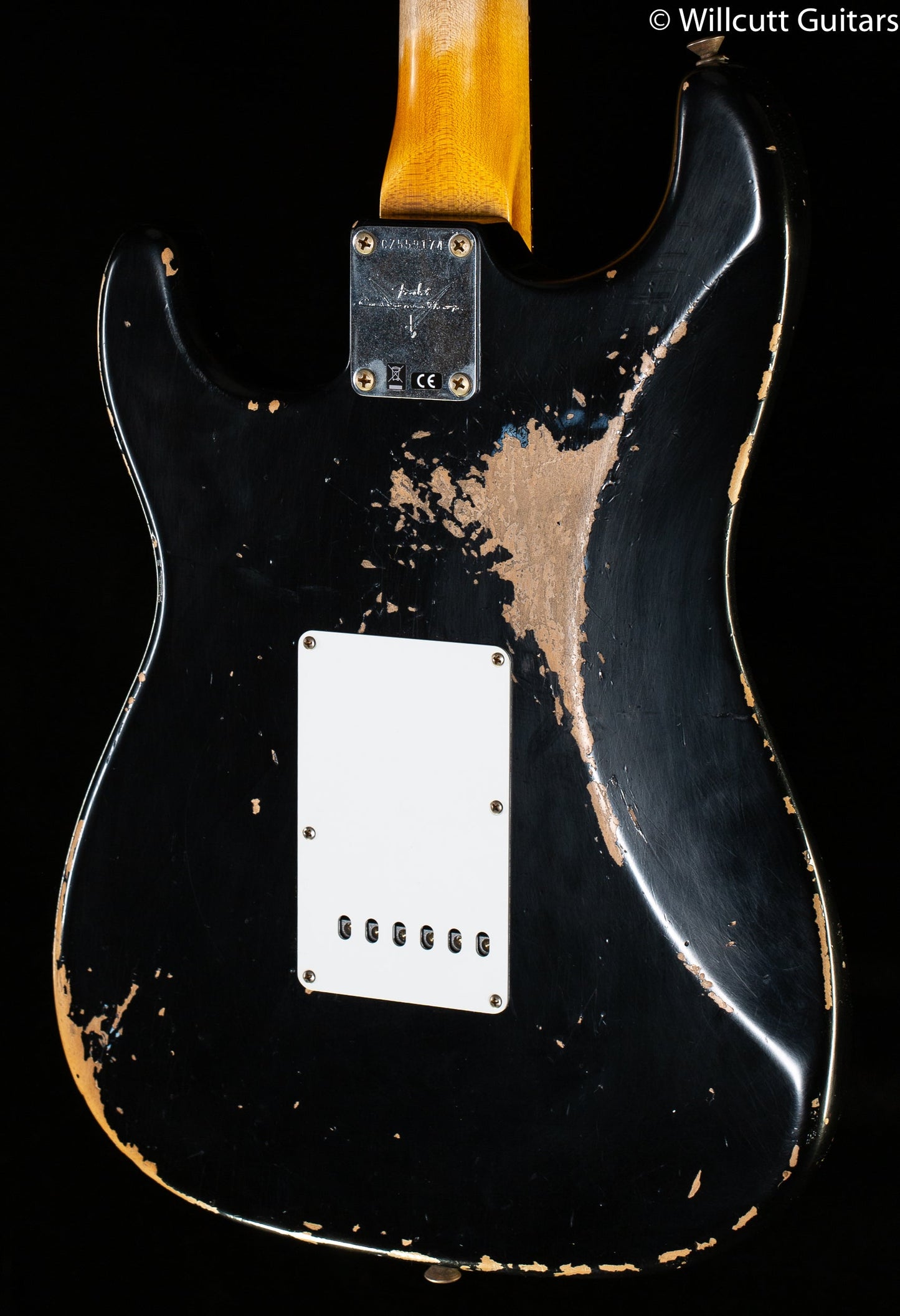 Fender Custom Shop 1960 Stratocaster Heavy Relic Aged Black (174)