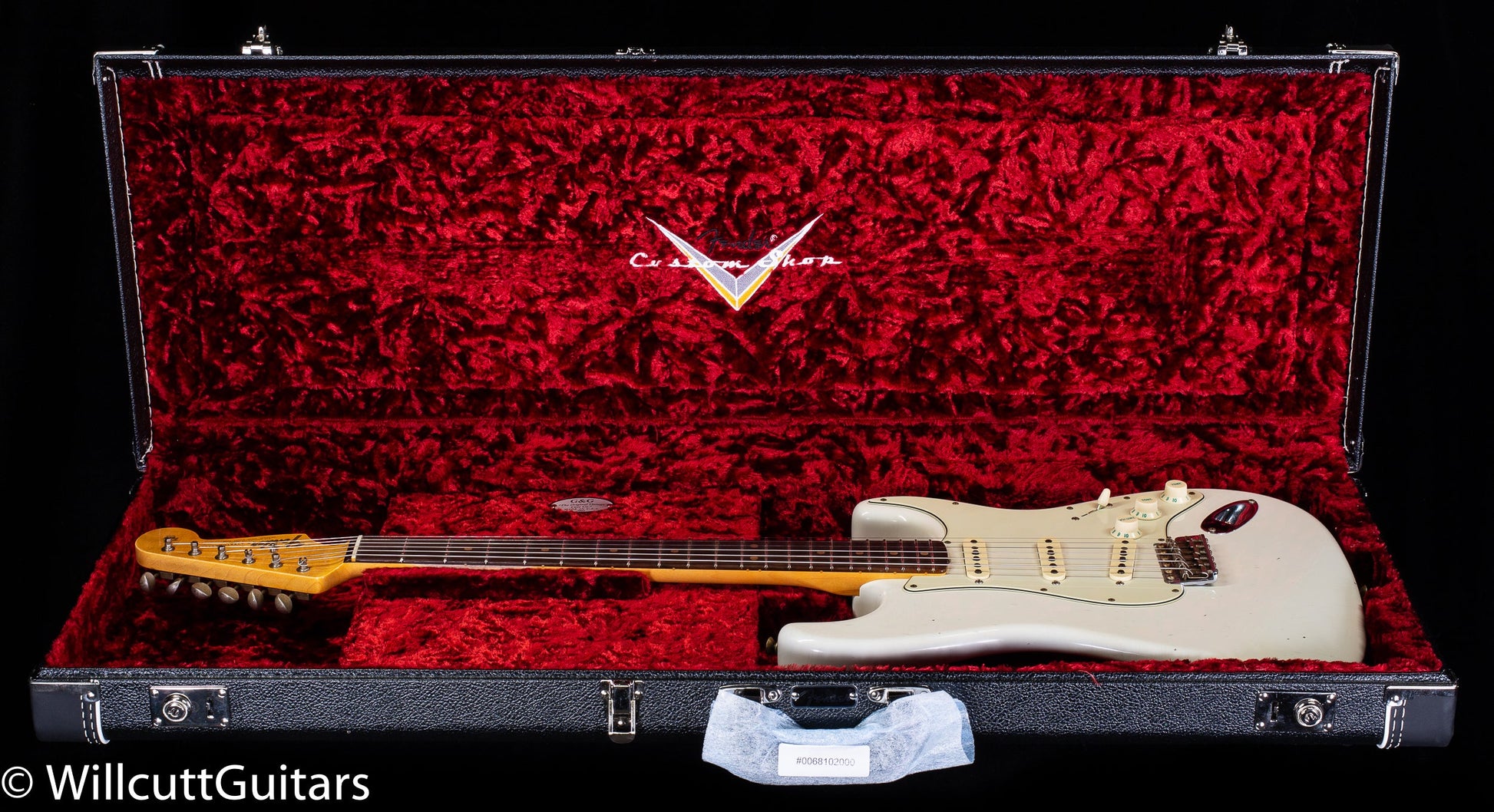 Fender Custom Shop '64 Stratocaster Journeyman Relic Aged Olympic White (626)