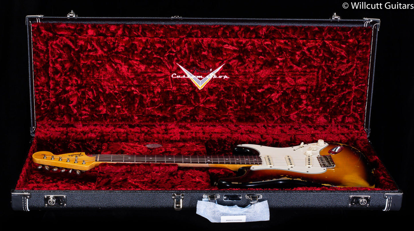 Fender Custom Shop 1967 Stratocaster Heavy Relic Faded Aged 3-Tone Sunburst
