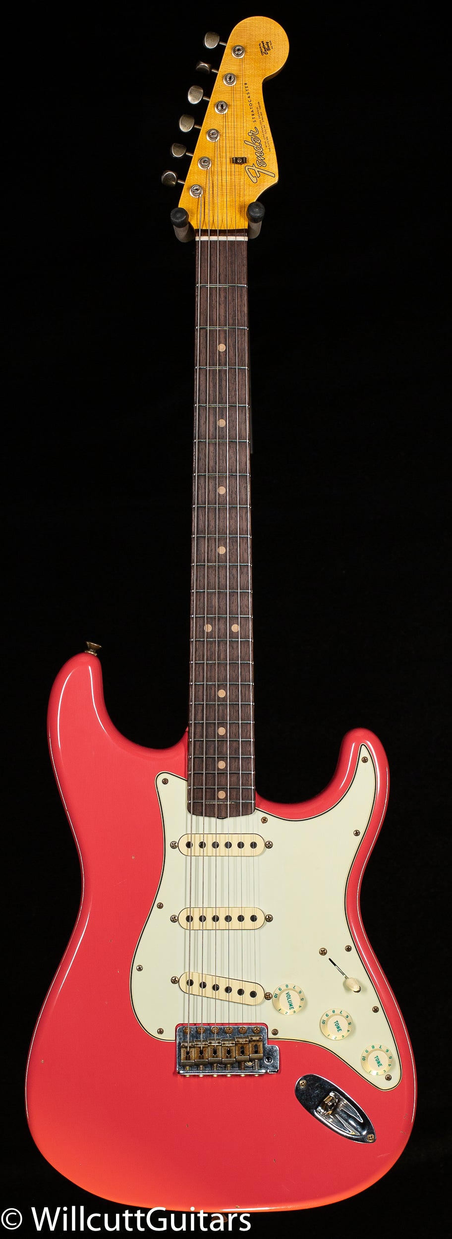 Fender Custom Shop 1964 Stratocaster Journeyman Relic Faded Aged Fiesta Red (854)