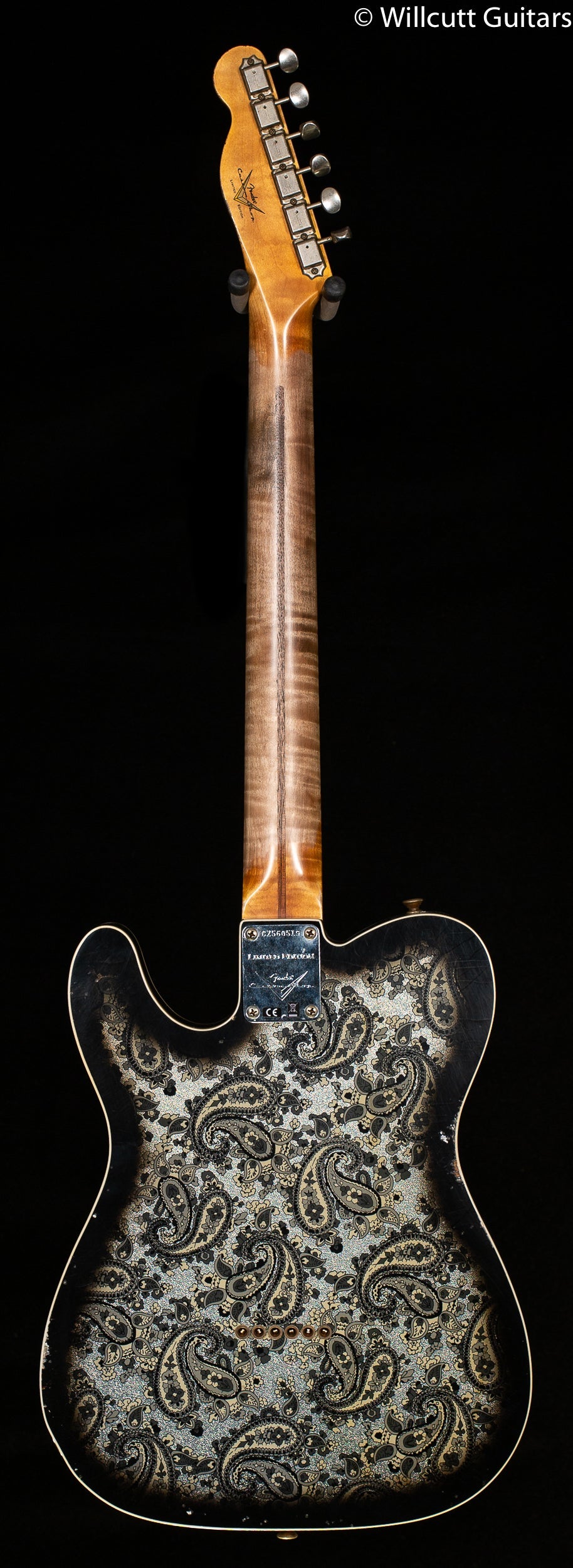 Fender Custom Shop LTD Dual P90 Telecaster Black Paisley Relic