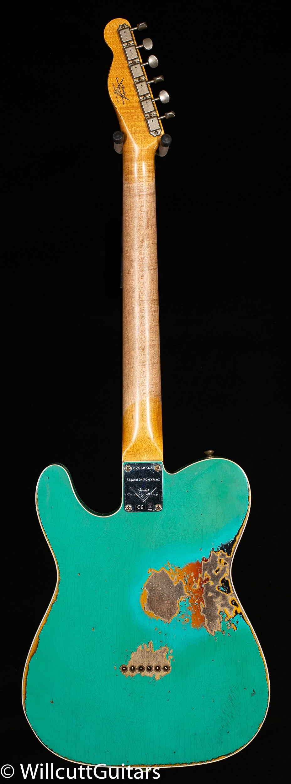 Fender Custom Shop Ltd  '60 Tele Custom Heavy Relic Aged Seafoam Green/3-color Sunburst
