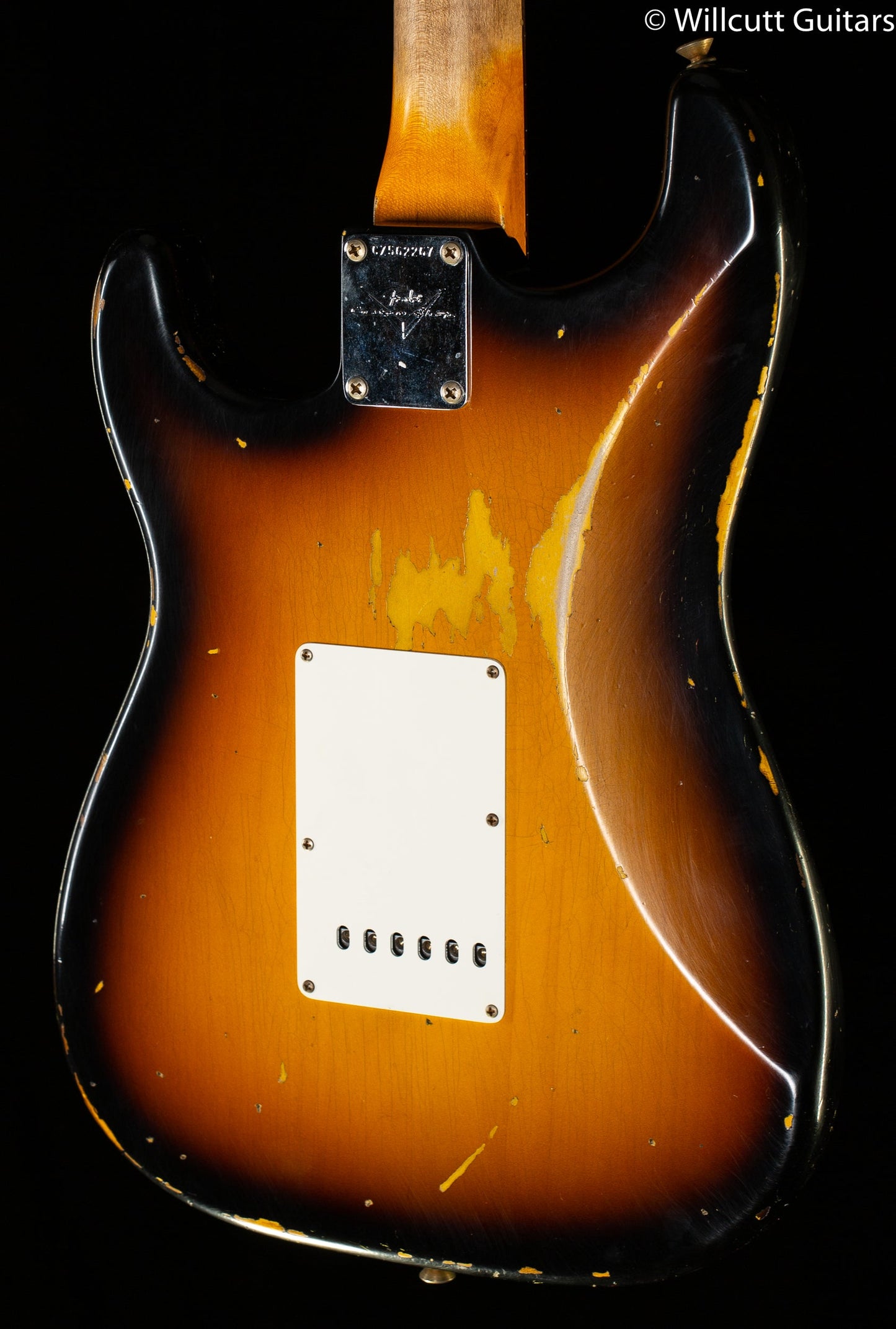 Fender Custom Shop 1961 Stratocaster Heavy Relic Super Faded Aged 3-Color Sunburst (267)