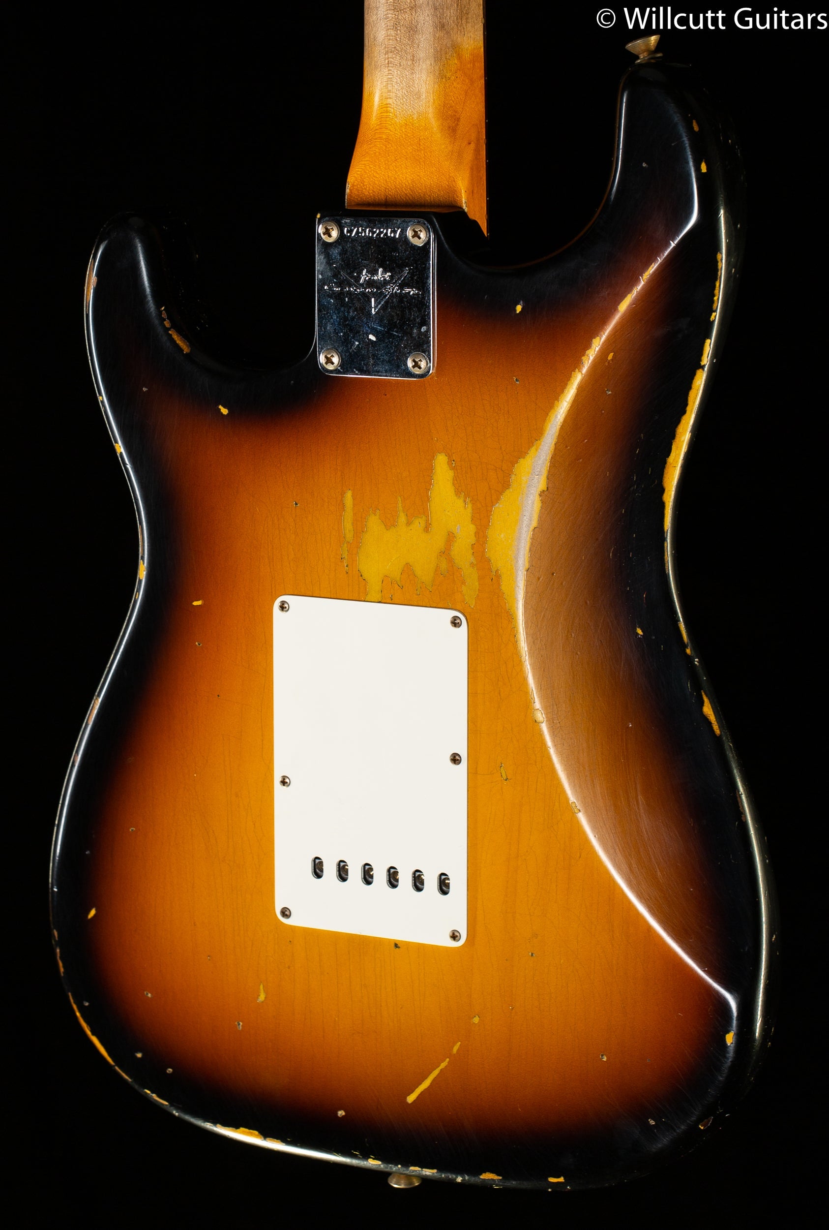 Fender Custom Shop 1961 Stratocaster Heavy Relic Super Faded Aged 3-Color Sunburst (267)