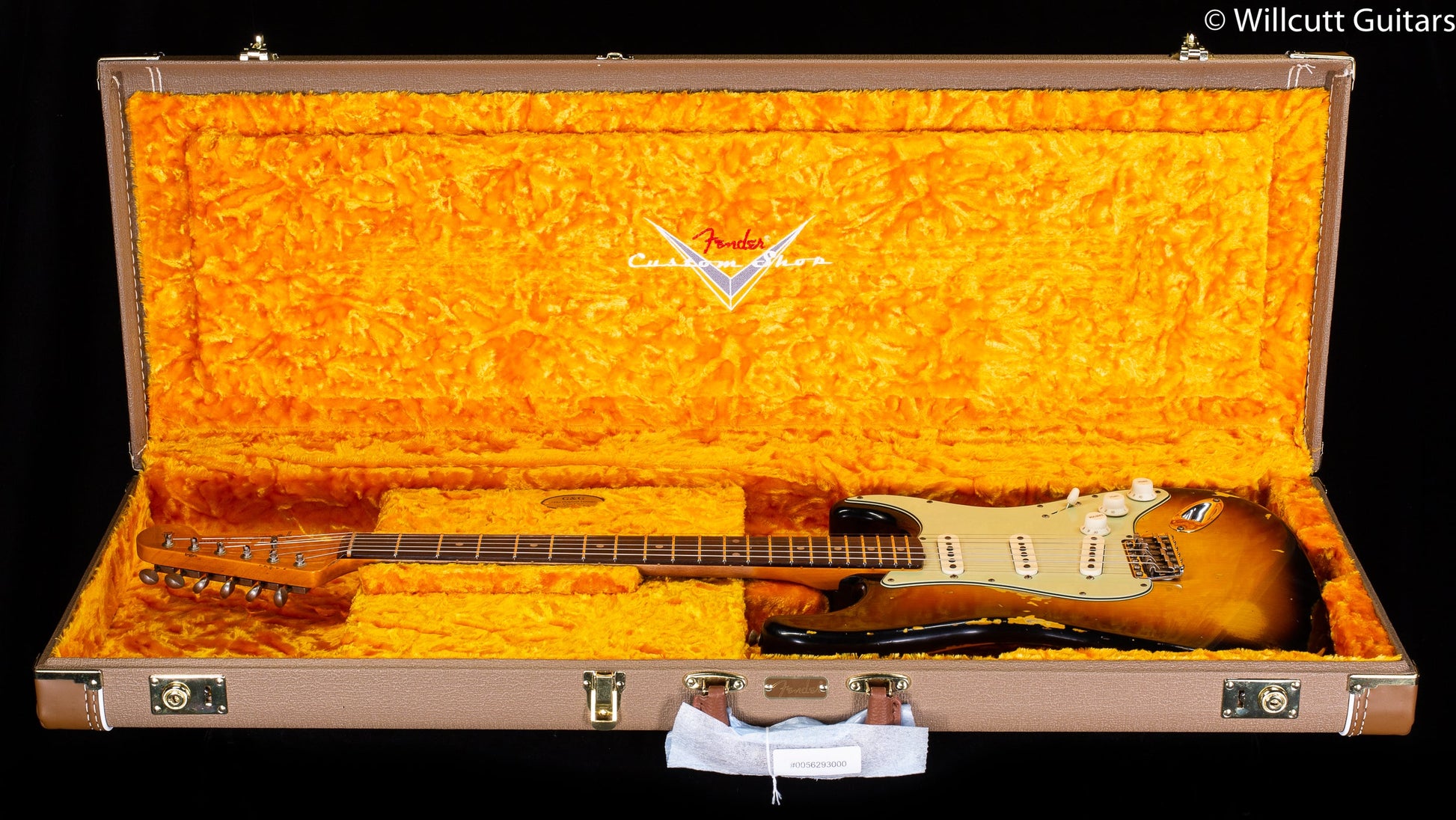 Fender Custom Shop 1961 Stratocaster Heavy Relic Super Faded Aged 3-Color Sunburst (267)