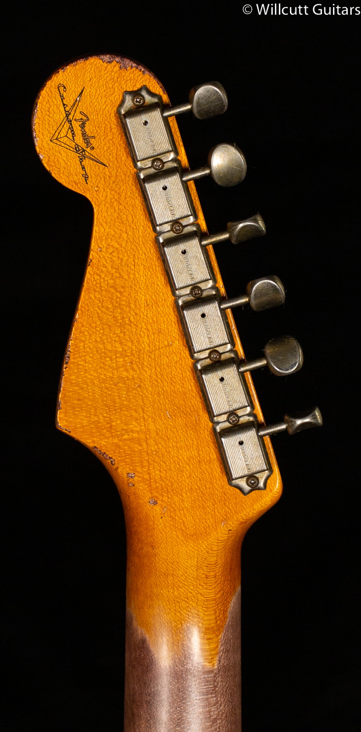 Fender Custom Shop 1961 Stratocaster Heavy Relic Aged Vintage White/3-Color Sunburst (273)