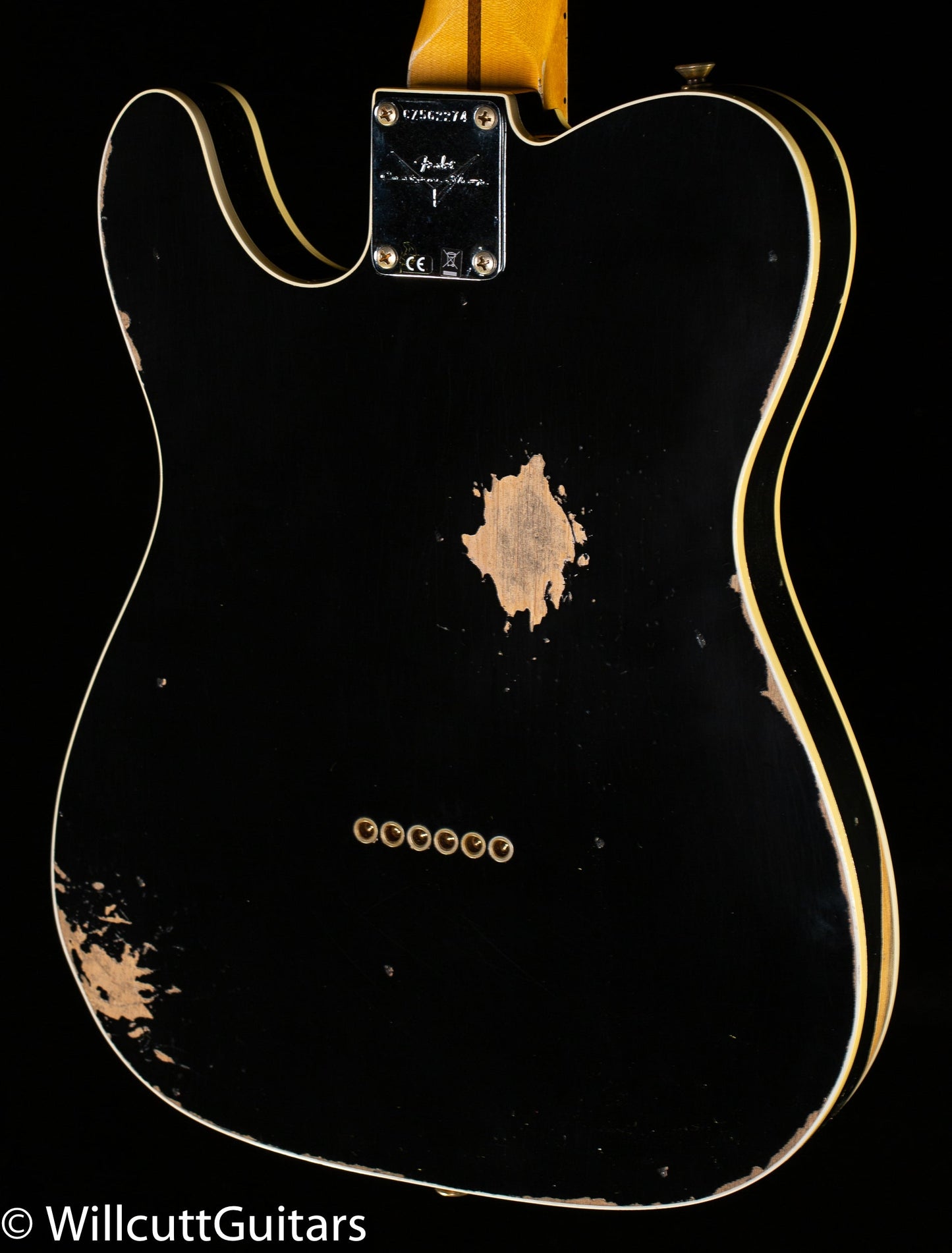 Fender Custom Shop 59 Telecaster Custom Relic Aged Black (274)