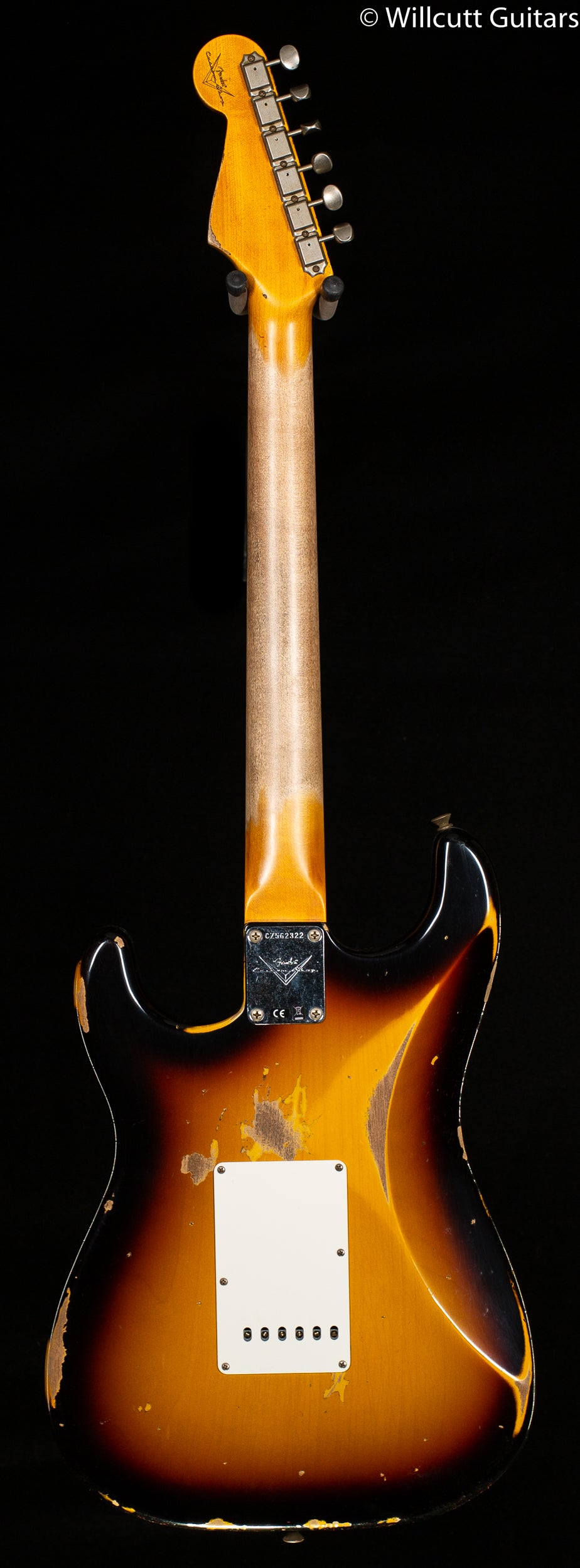 Fender Custom Shop 1961 Stratocaster Heavy Relic Super Faded Aged 3-Color Sunburst (322)