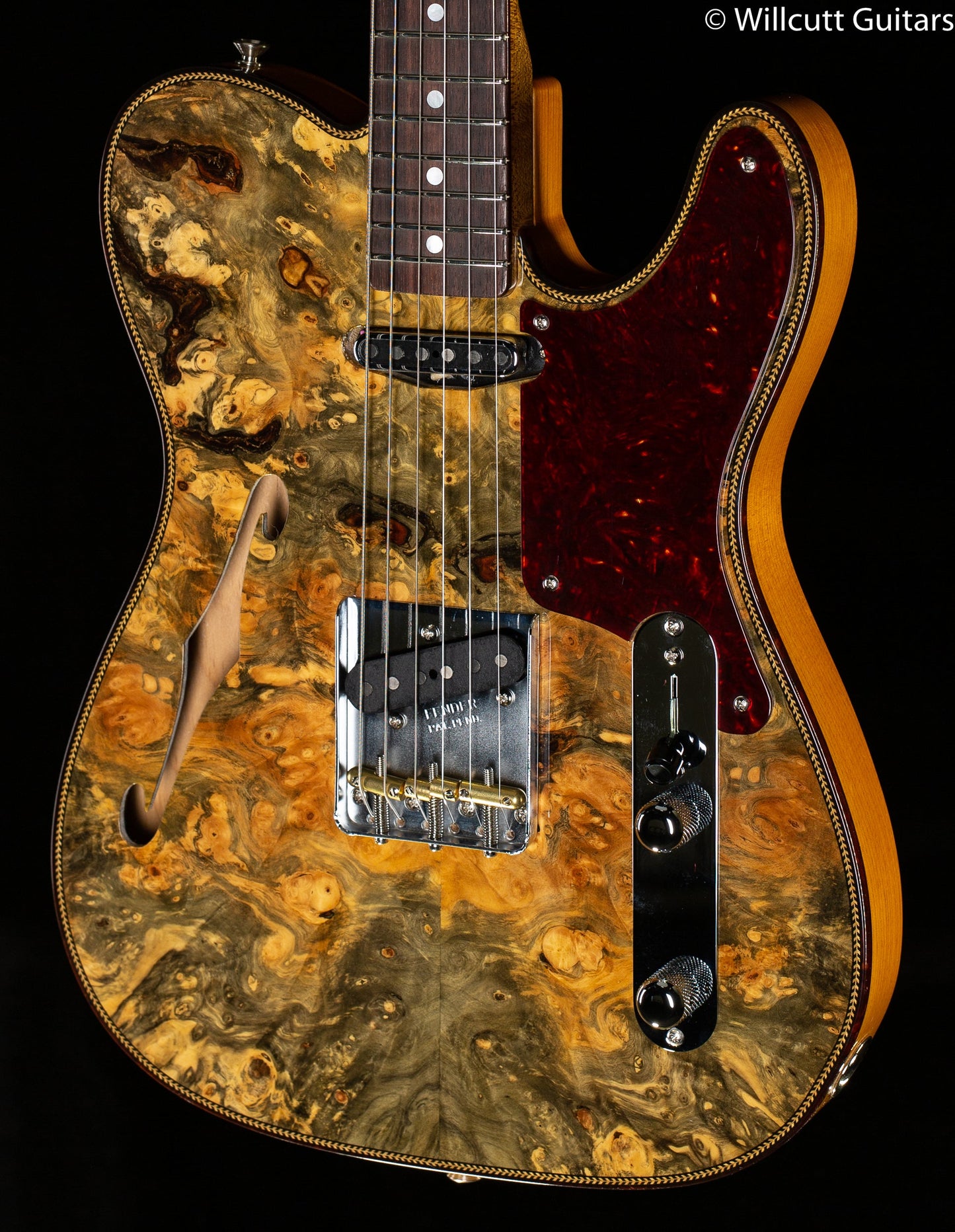 Fender Custom Shop Artisan Buckeye Double Esquire NOS Rosewood Fingerboard Aged Natural (395)