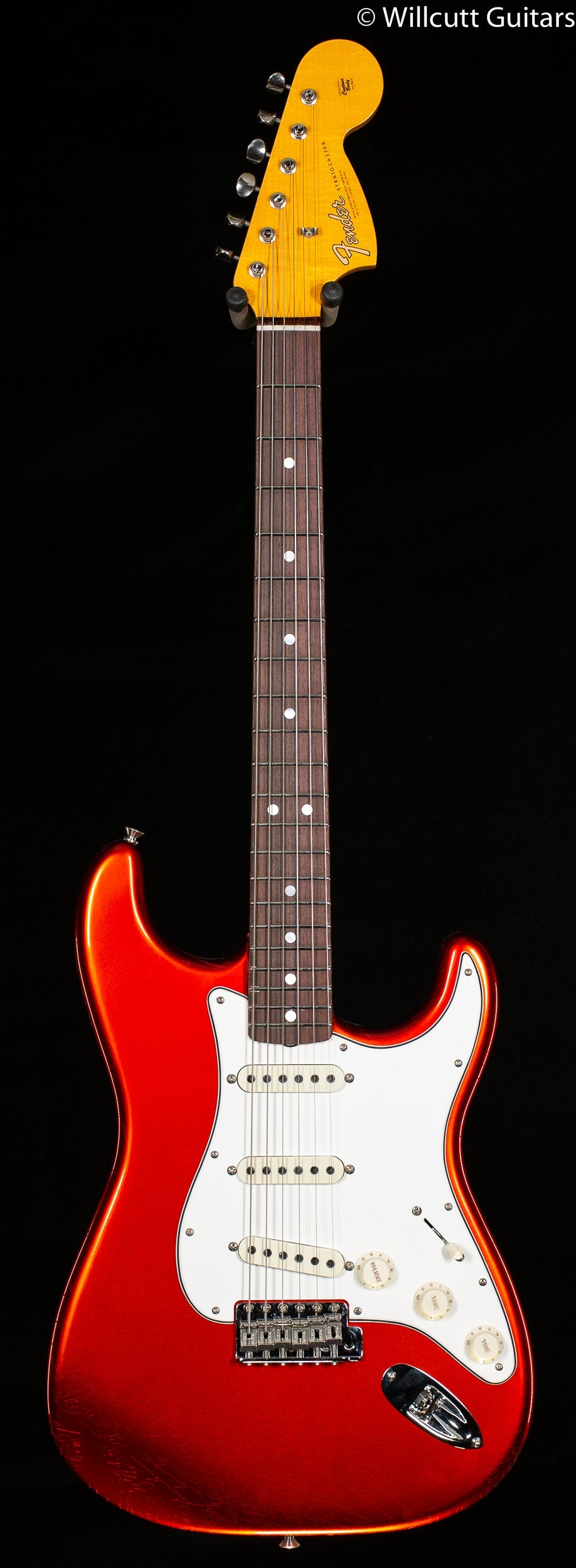 Fender Custom Shop 66 Stratocaster Deluxe Closet Classic Faded Aged Candy Apple Red (478)