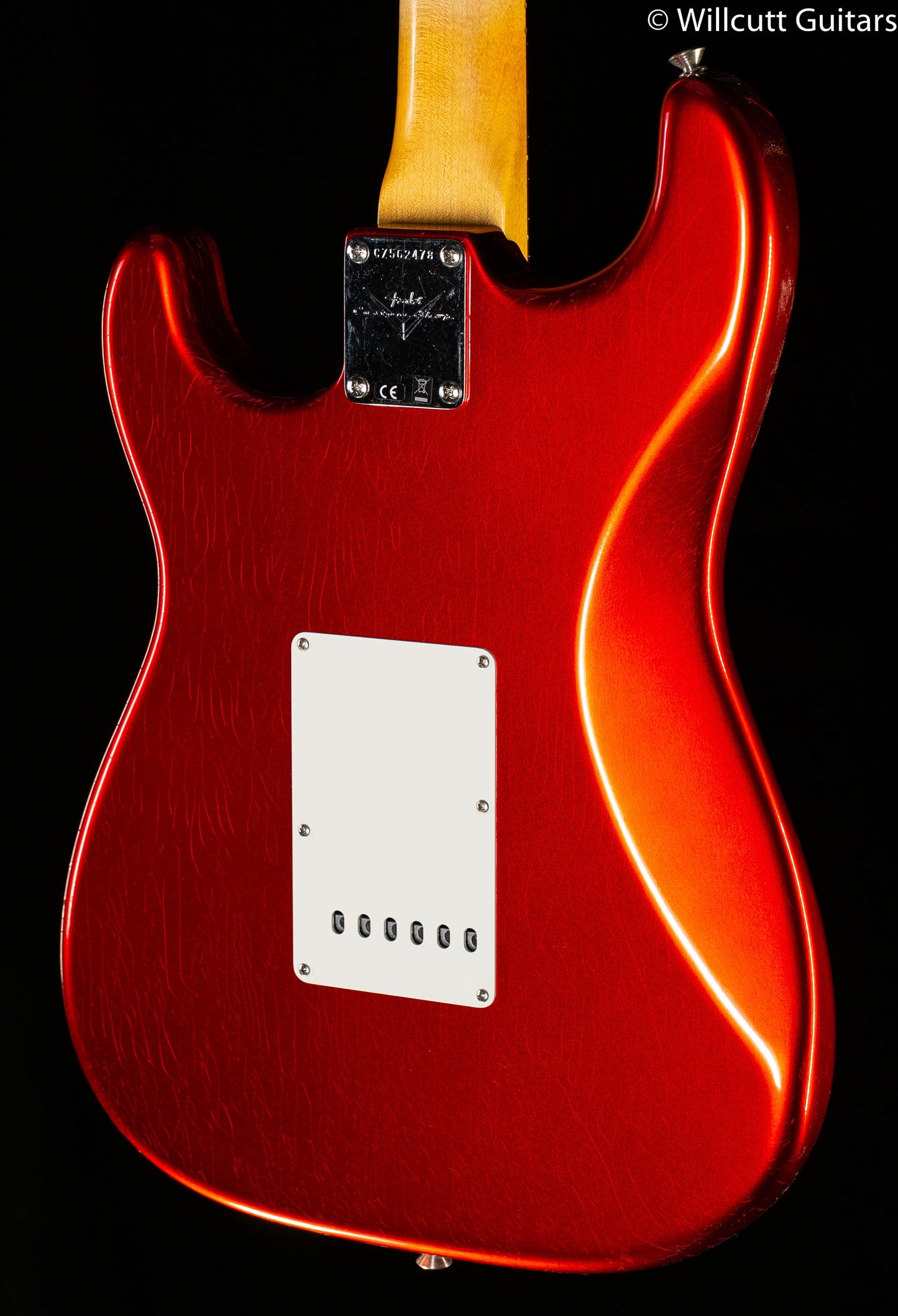 Fender Custom Shop 66 Stratocaster Deluxe Closet Classic Faded Aged Candy Apple Red (478)