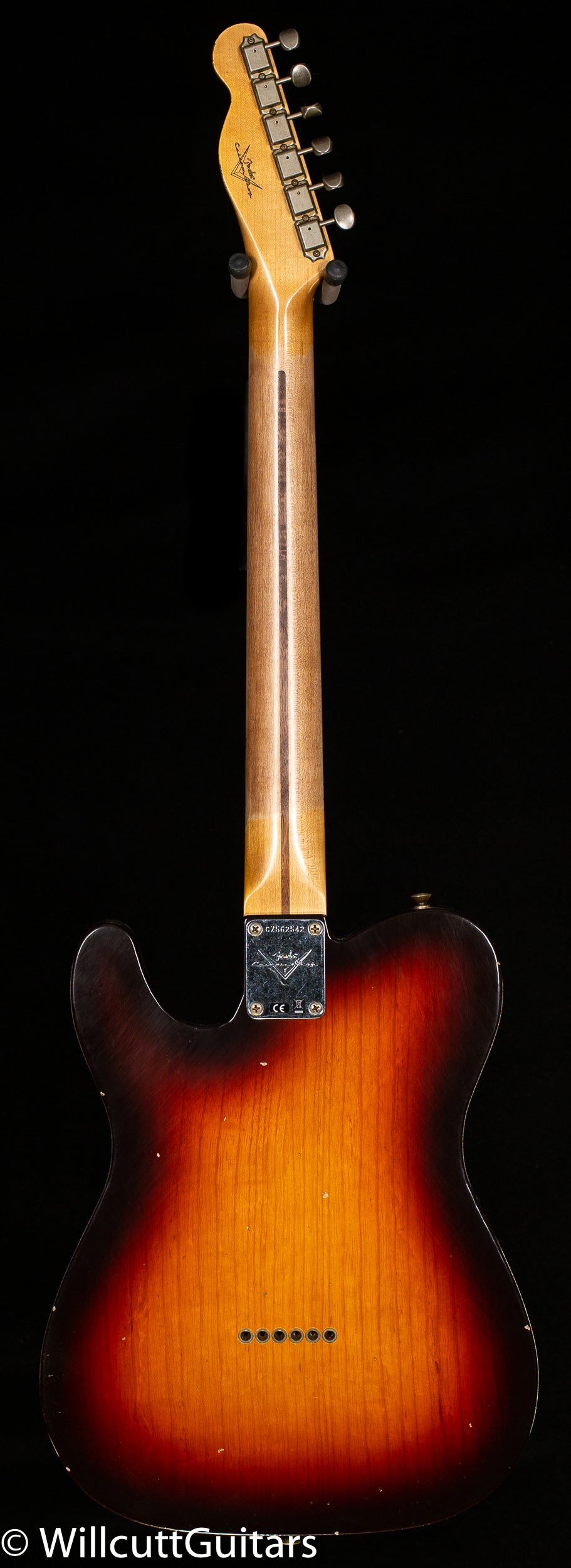 Fender Custom Shop 1958 Telecaster Journeyman Relic Wide-fade 3-color Sunburst (542)