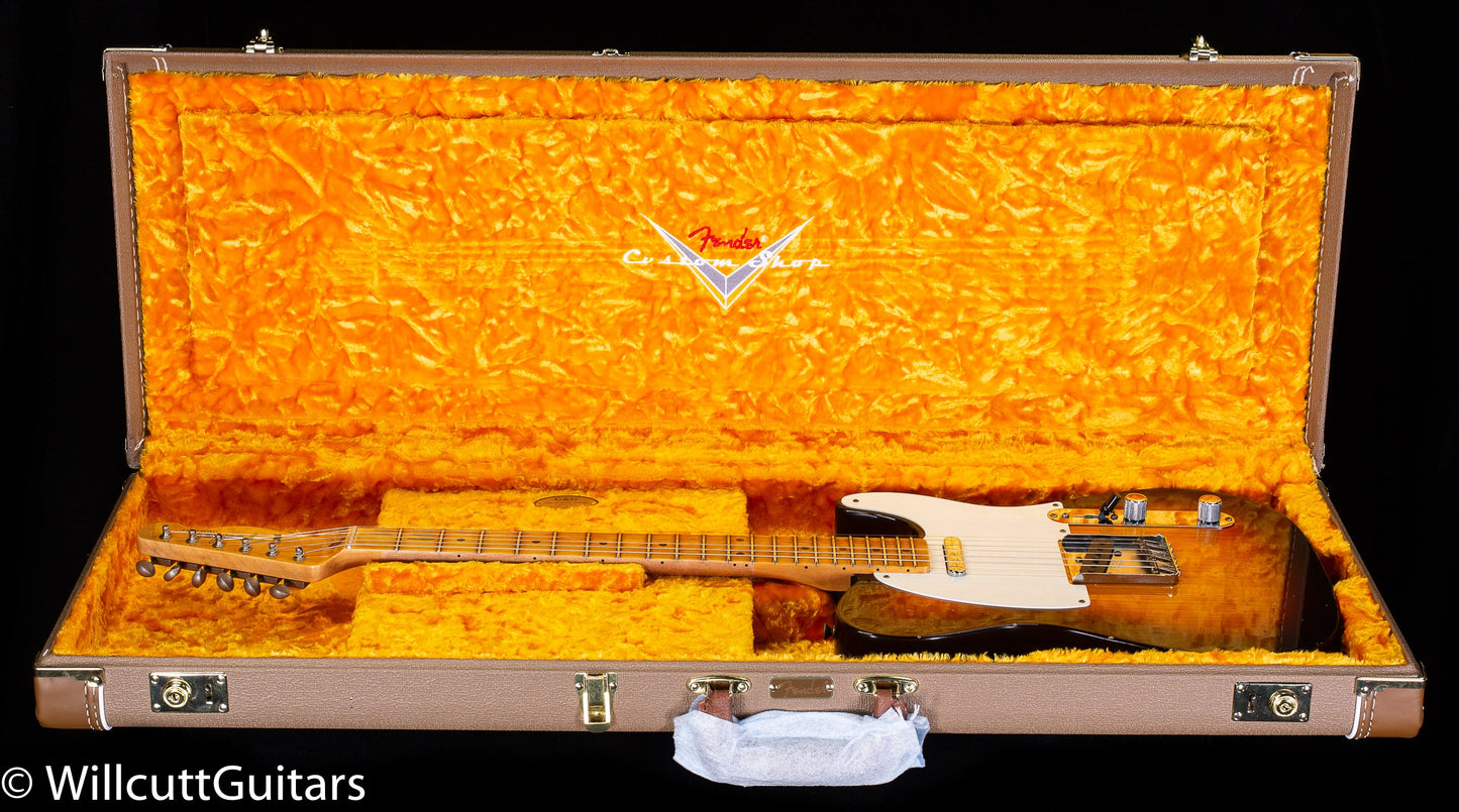 Fender Custom Shop 1958 Telecaster Journeyman Relic Wide-fade 3-color Sunburst (542)