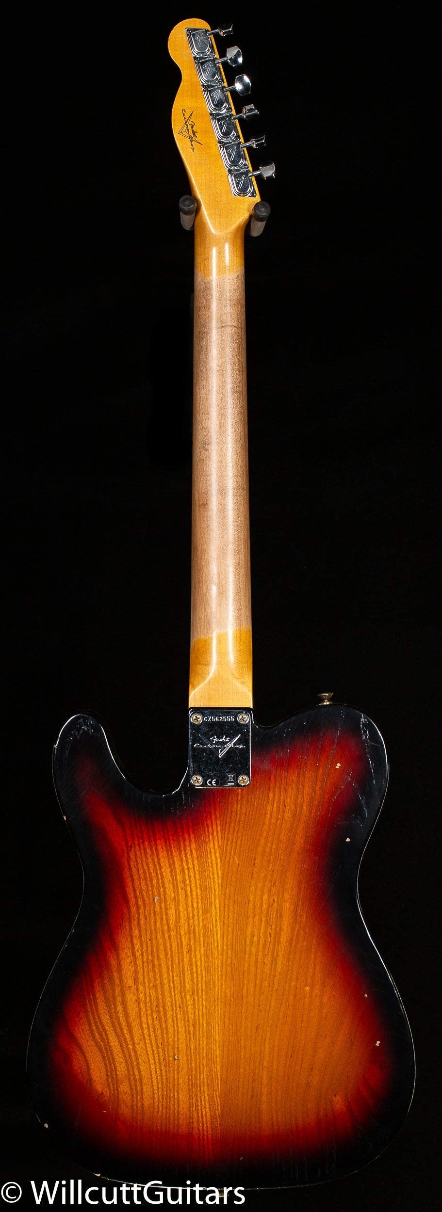 Fender Custom Shop 1968 Tele Thinline Journeyman Relic 3-Color Sunburst (555)