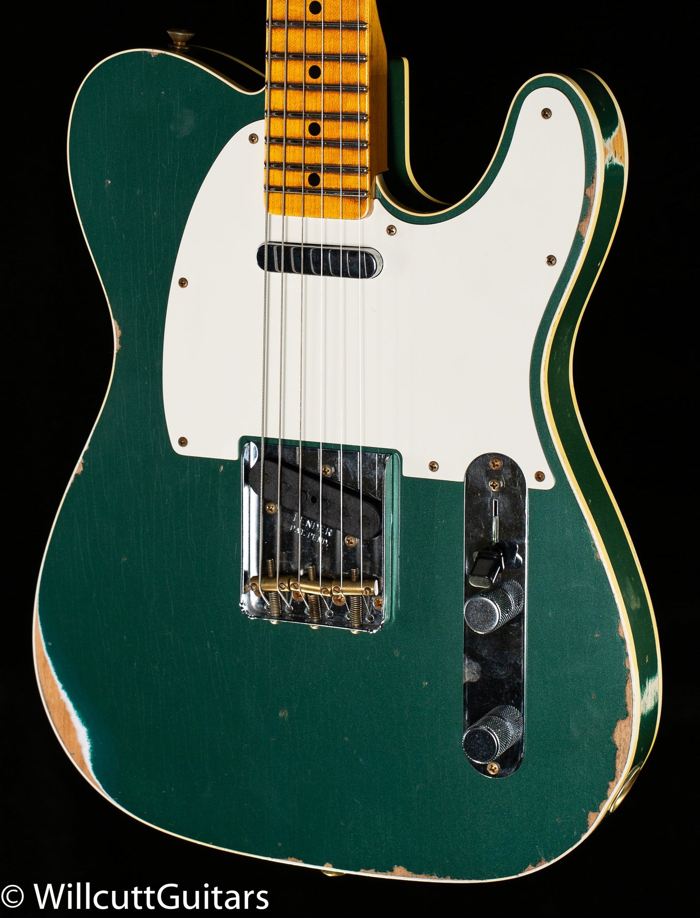 Fender Custom Shop 59 TELE® CUSTOM - RELIC®, AGED SHERWOOD GREEN METALLIC (623)
