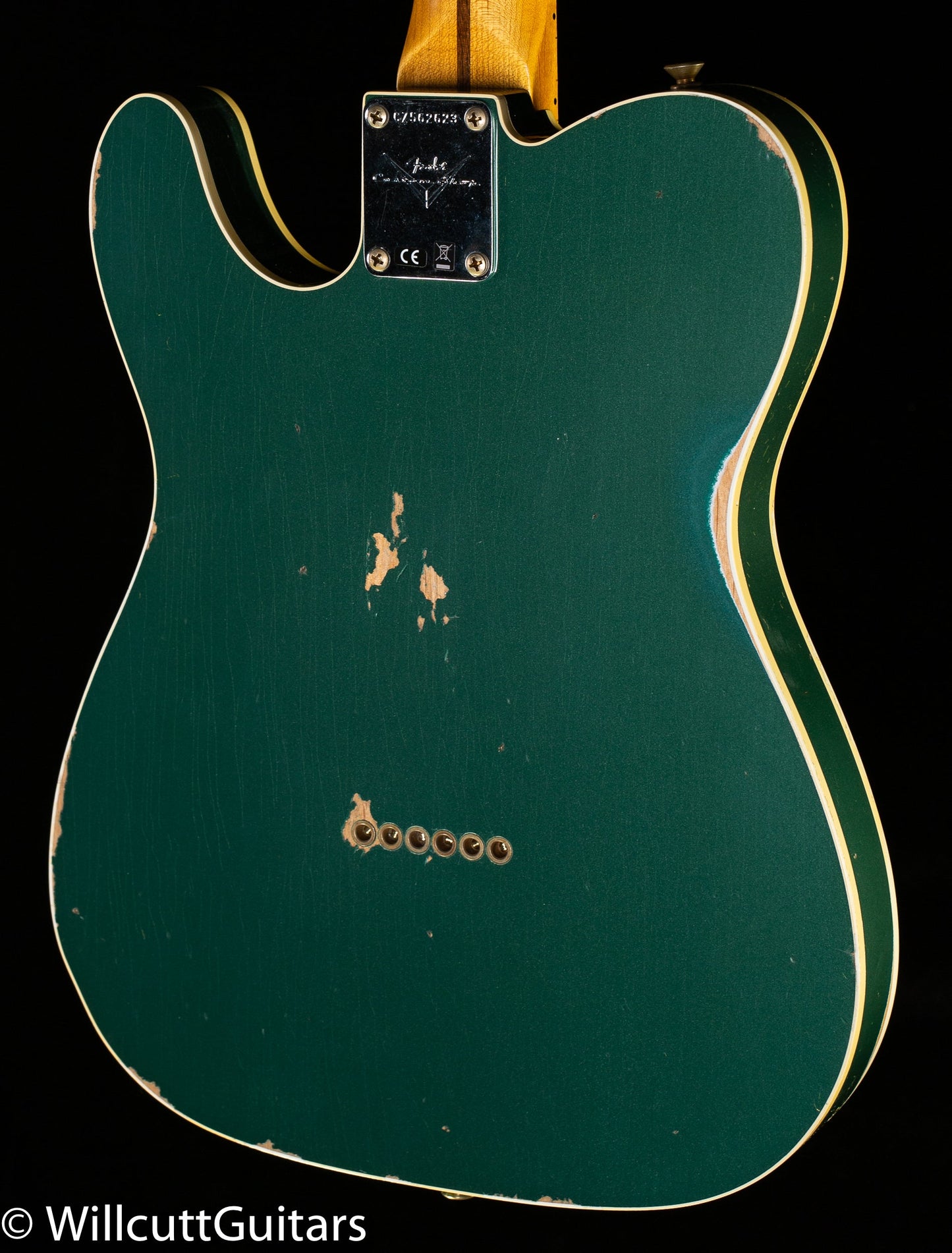 Fender Custom Shop 59 TELE® CUSTOM - RELIC®, AGED SHERWOOD GREEN METALLIC (623)