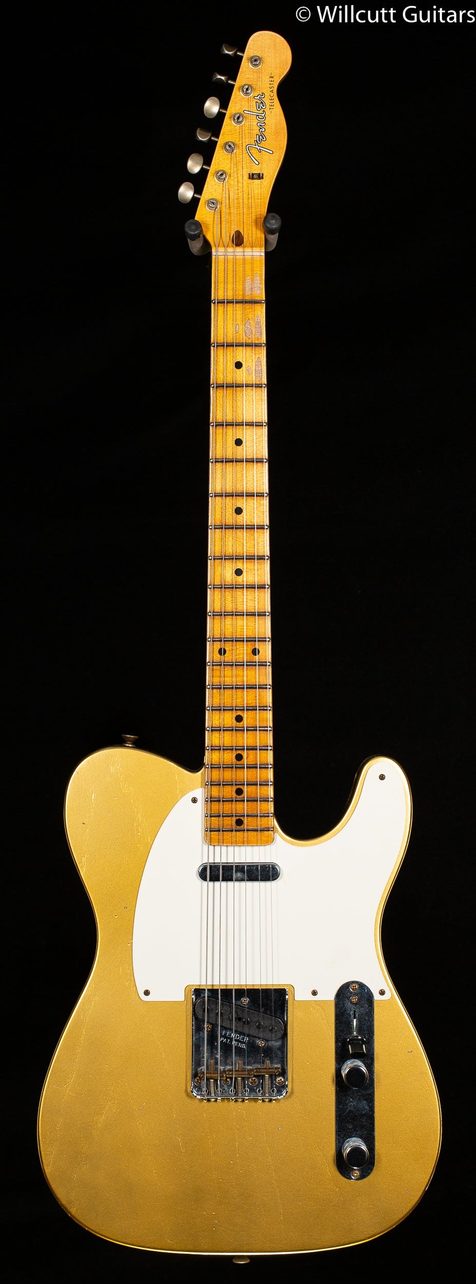 Fender Custom Shop 1958 Telecaster Journeyman Relic Aged HLE Gold (732)