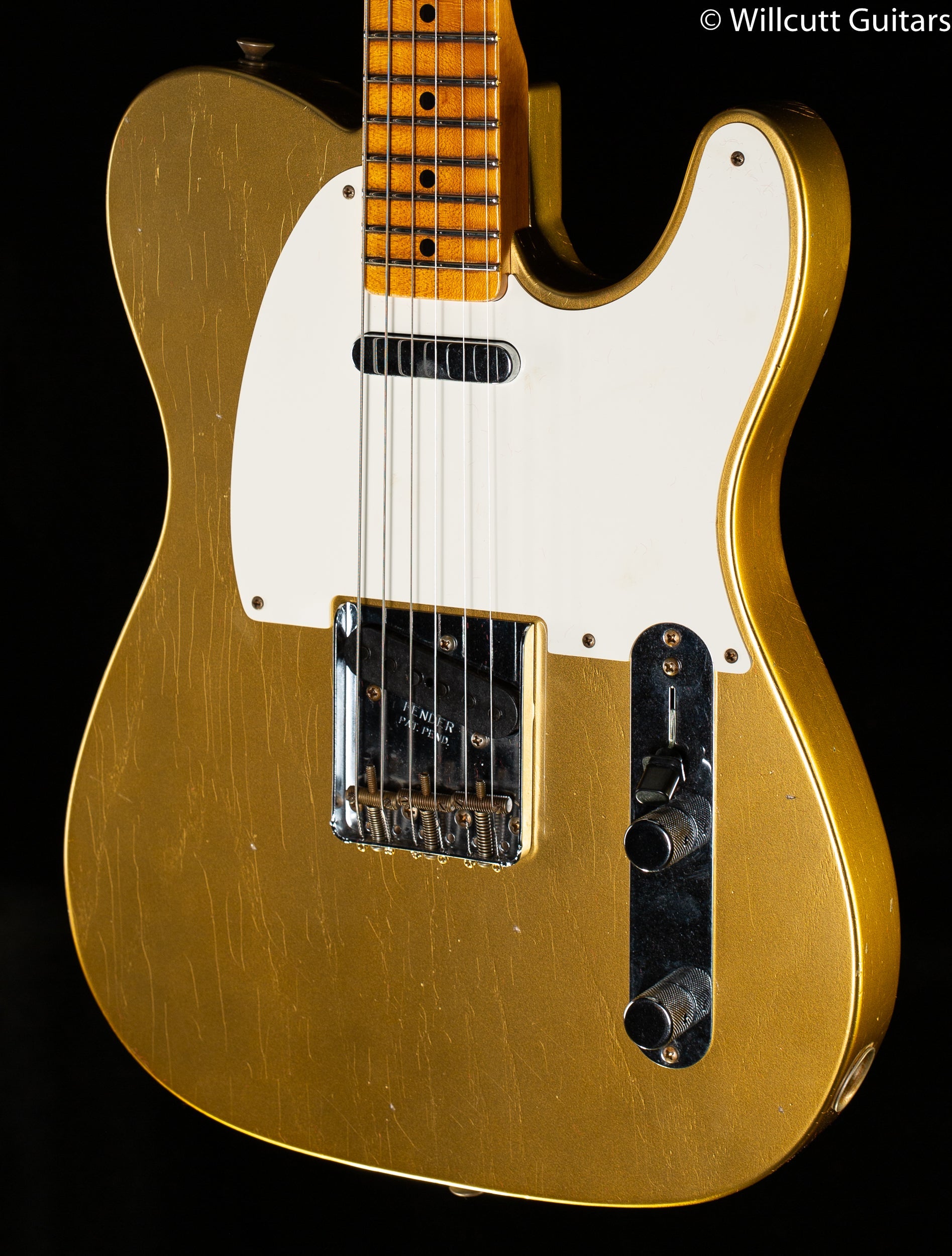 Fender Custom Shop 1958 Telecaster Journeyman Relic Aged HLE Gold (732)