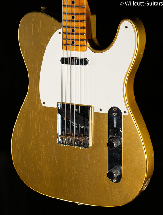 Fender Custom Shop 1958 Telecaster Journeyman Relic Aged HLE Gold (732)