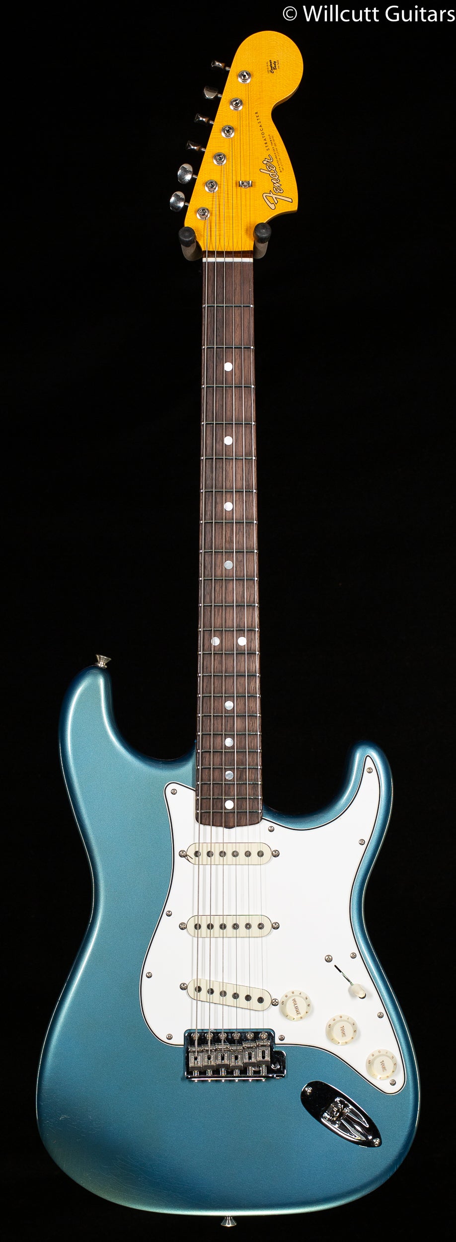 Fender Custom Shop 66 Stratocaster Deluxe Closet Classic Rosewood Fingerboard Aged Lake Placid Blue (793)
