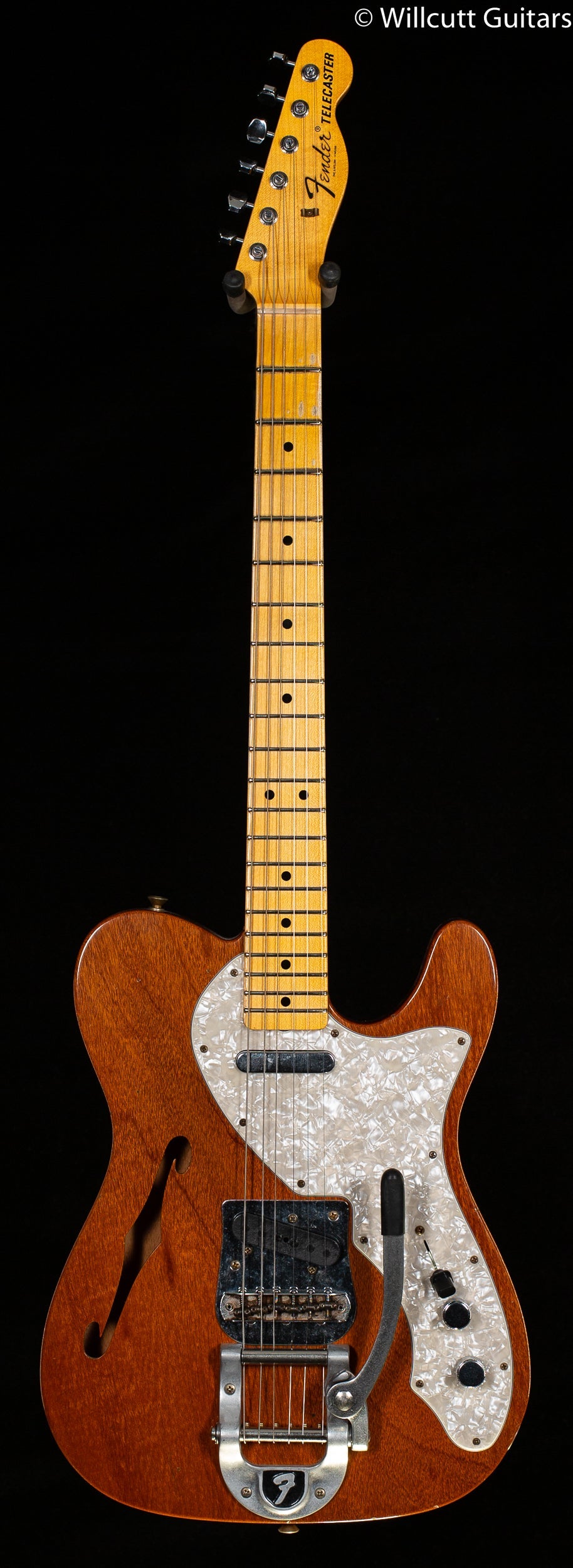 Fender Custom Shop 1968 Telecaster Thinline Bigsby Journeyman Relic Aged Natural (919)